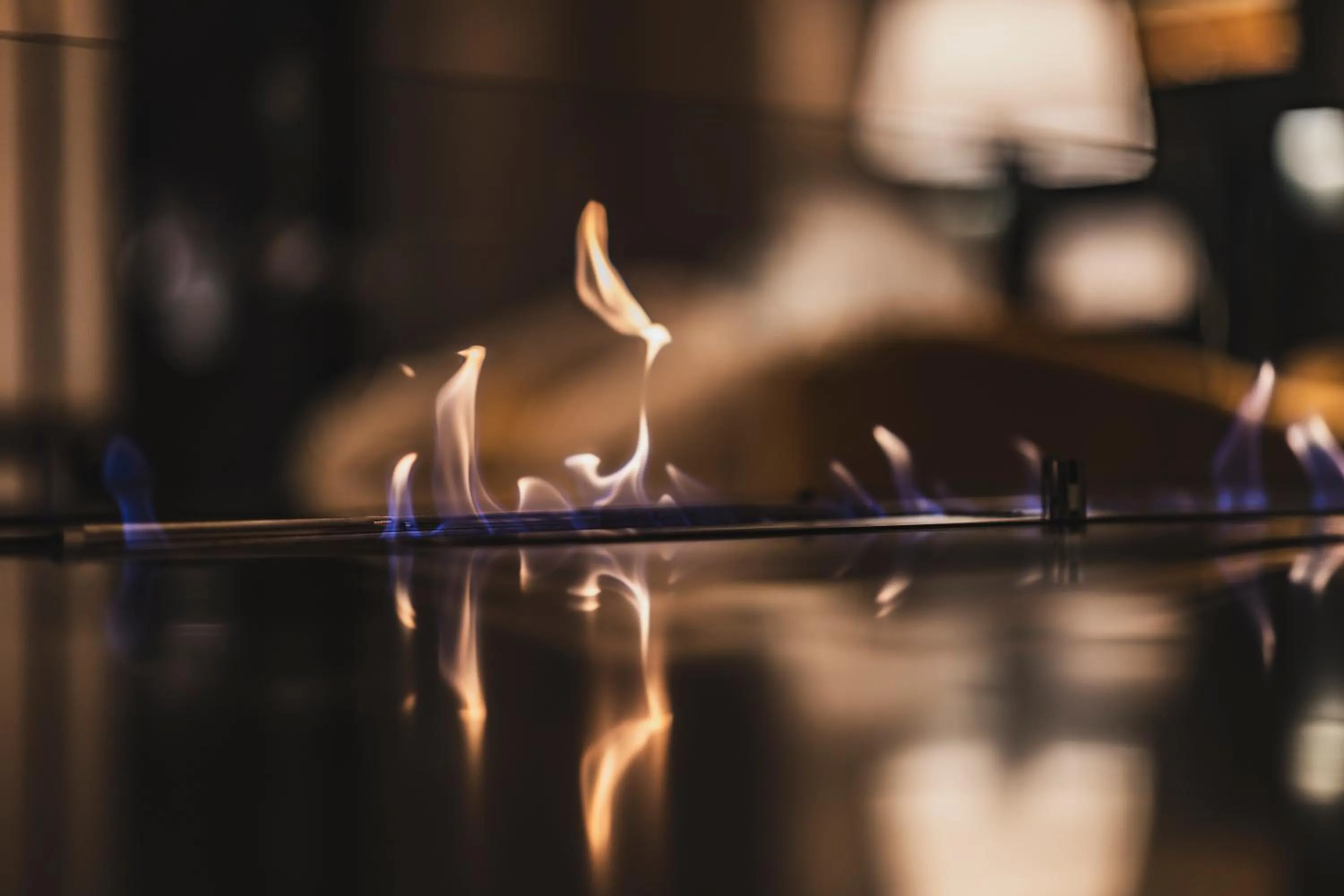 fireplace in The Gate Hotel Sapporo by Hulic