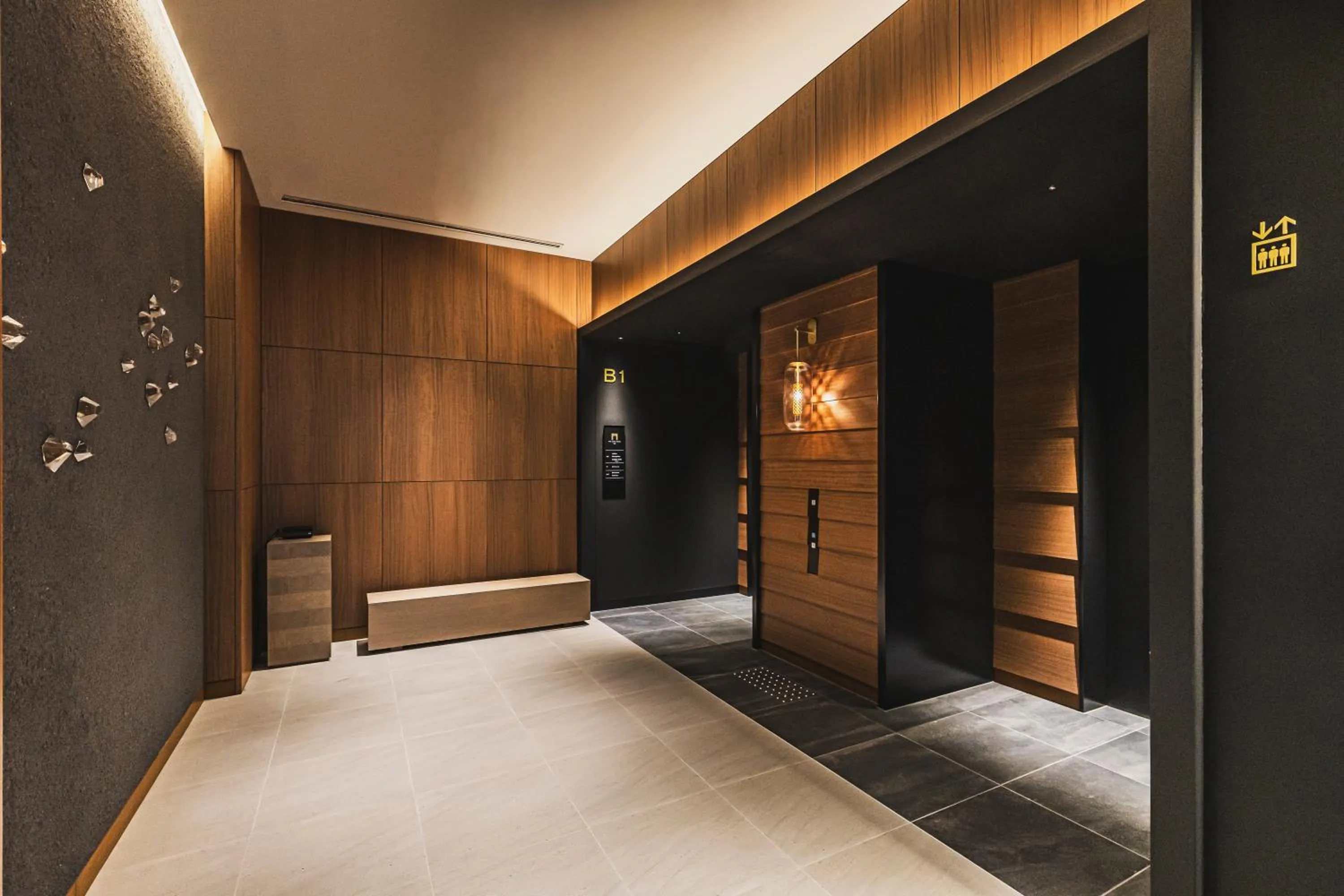 elevator, Bed in The Gate Hotel Sapporo by Hulic