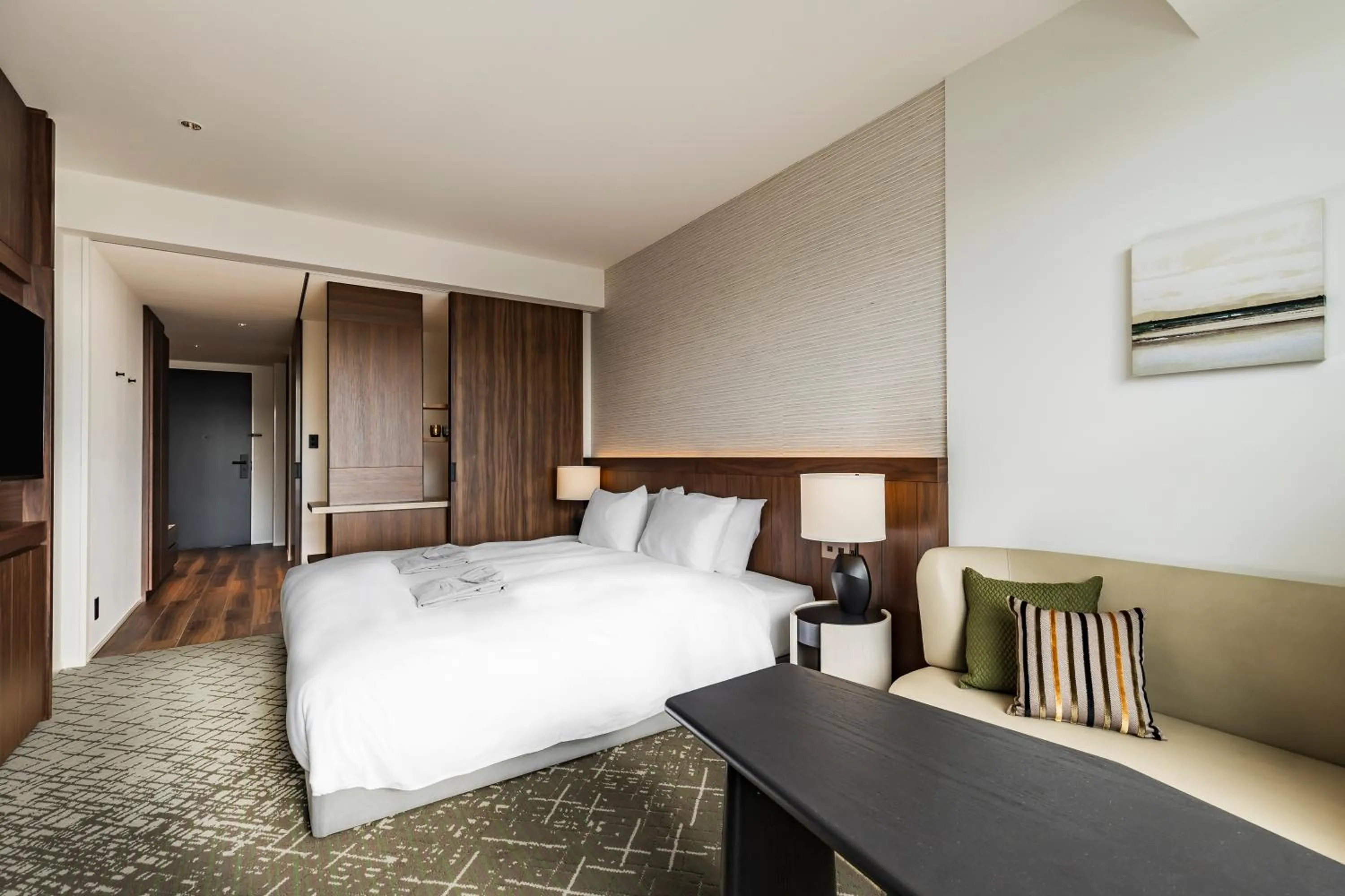 Bed in The Gate Hotel Sapporo by Hulic