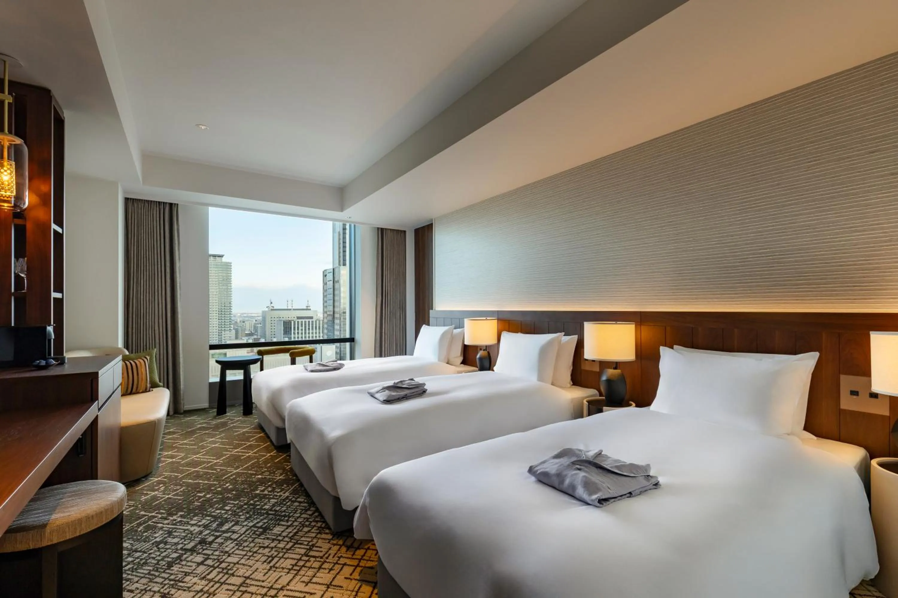 Bed in The Gate Hotel Sapporo by Hulic