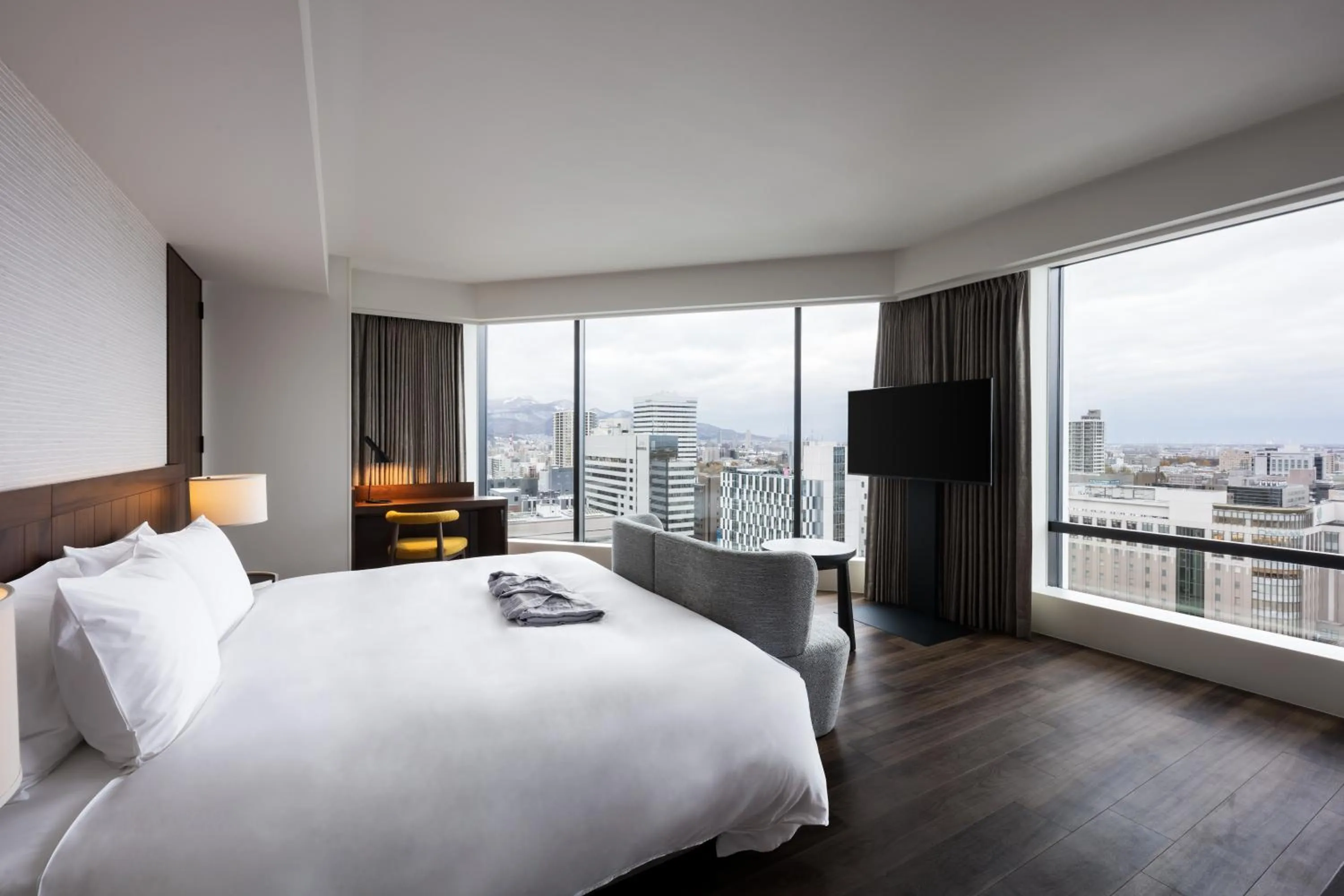 Photo of the whole room, Bed in The Gate Hotel Sapporo by Hulic