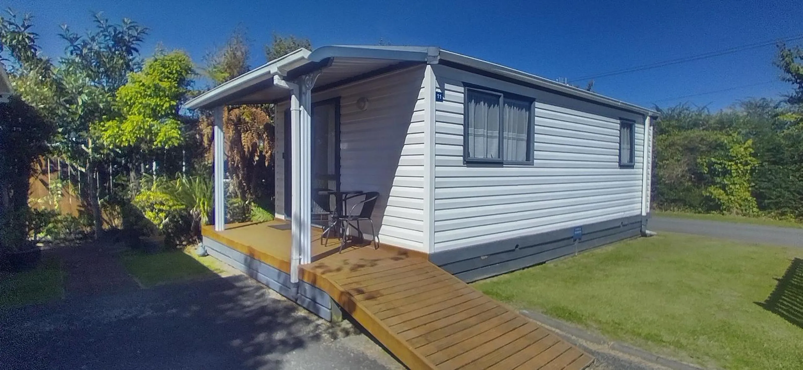 Property building in Cosy Cottage Thermal Holiday Park