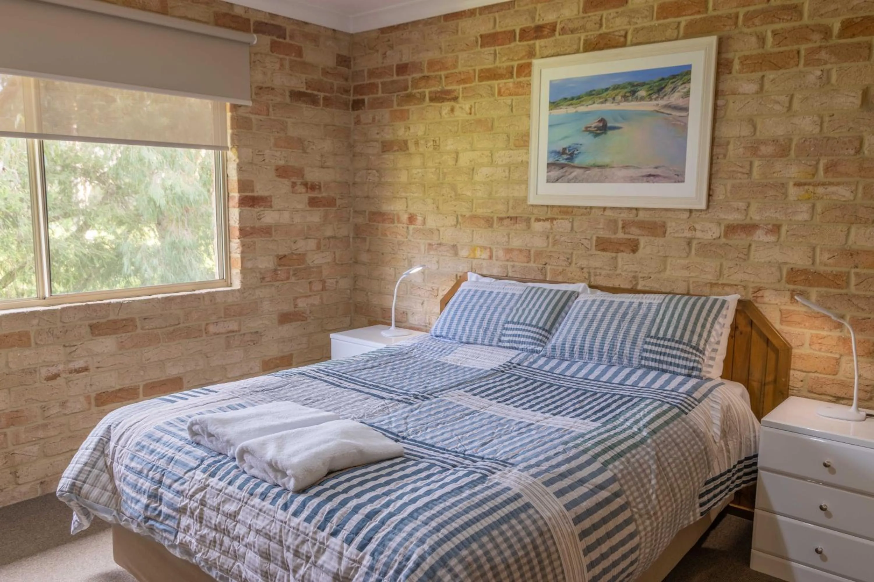 Bed in Spring Bay Villas, Denmark, WA