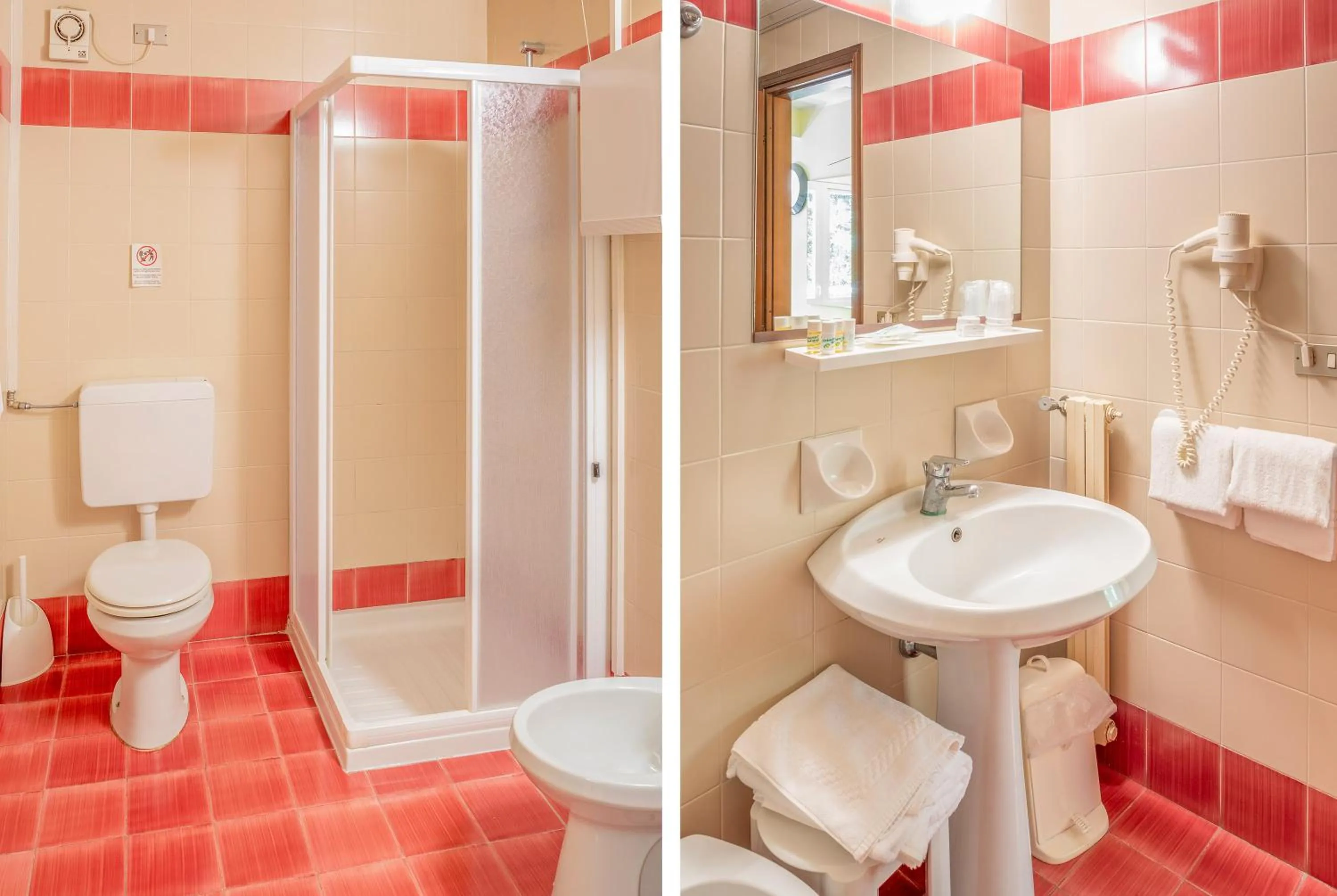 Shower in Hotel Internazionale