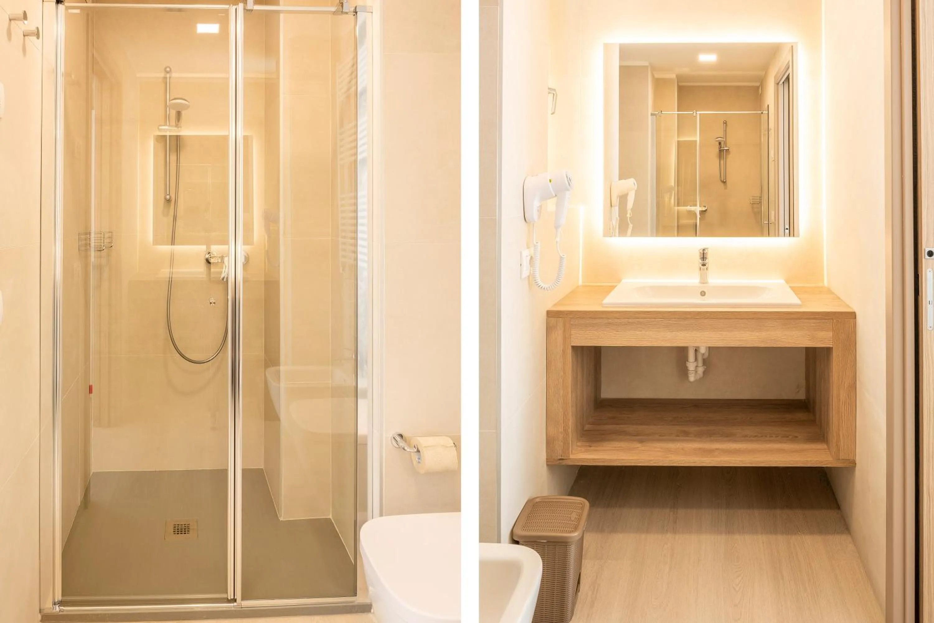 Shower in Hotel Internazionale