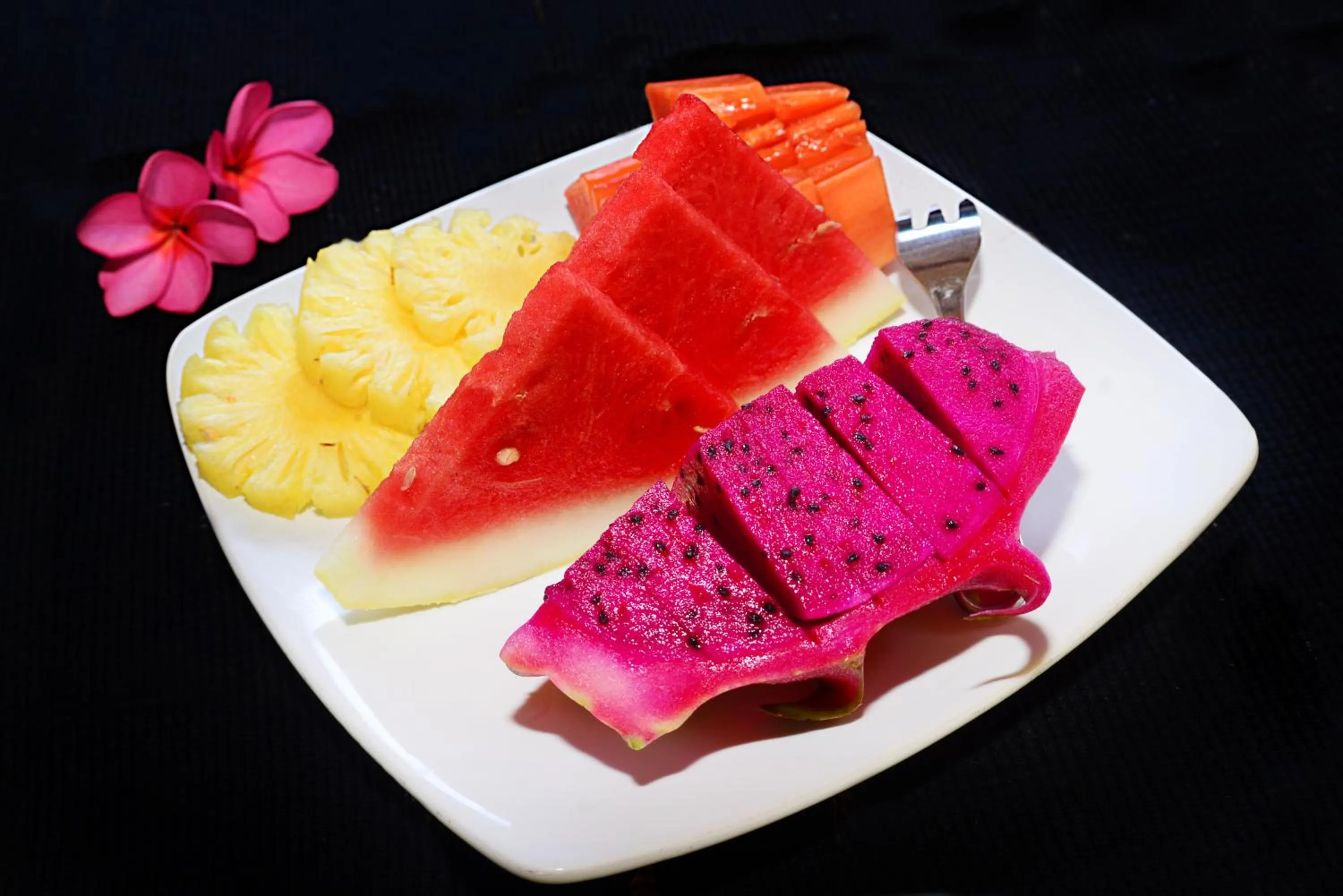 Food in Mama Bella's Retreat