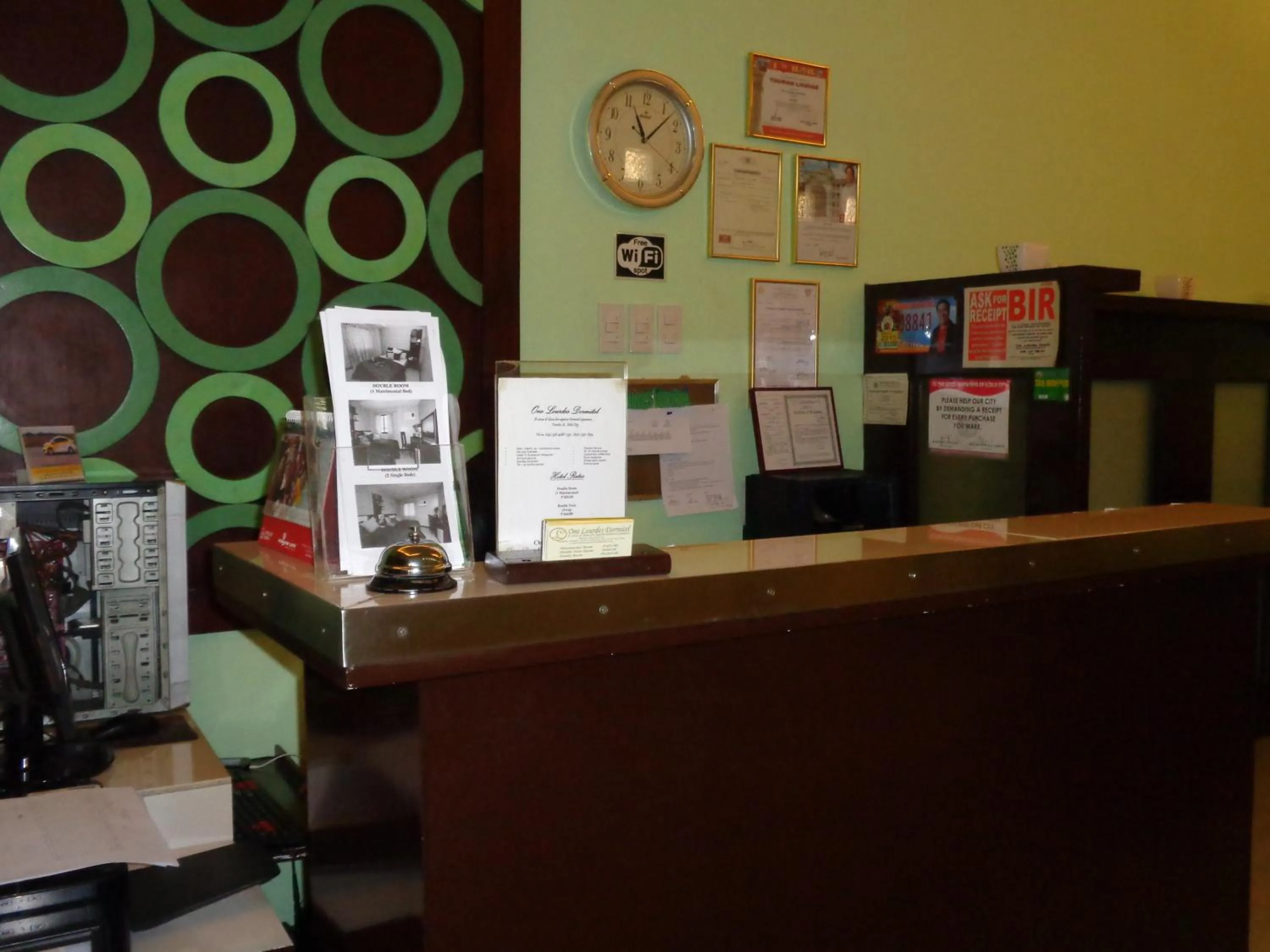 Lobby or reception in One Lourdes Dormitel