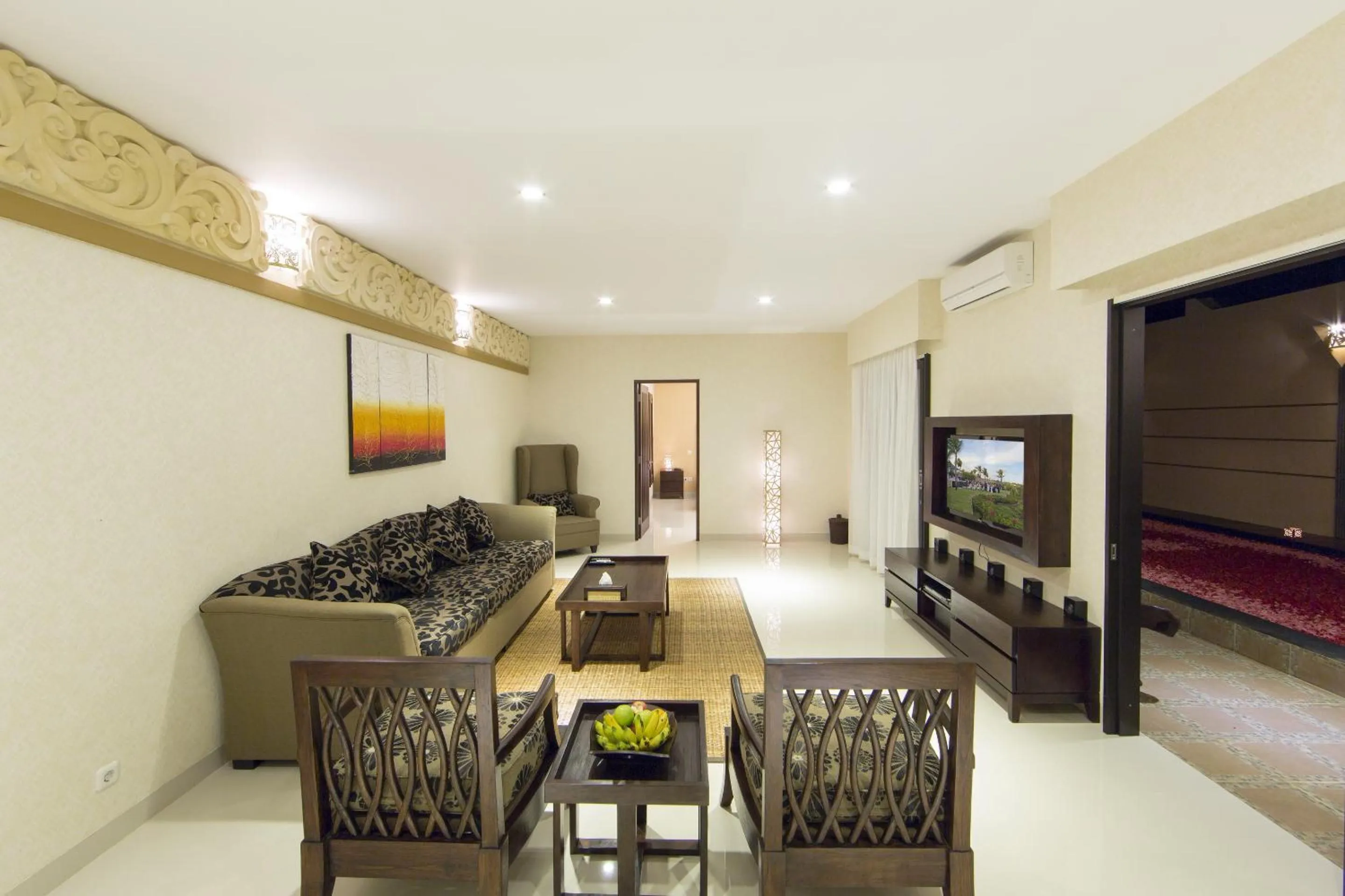 Living room in Flamingo Dewata Pool Villa Uluwatu