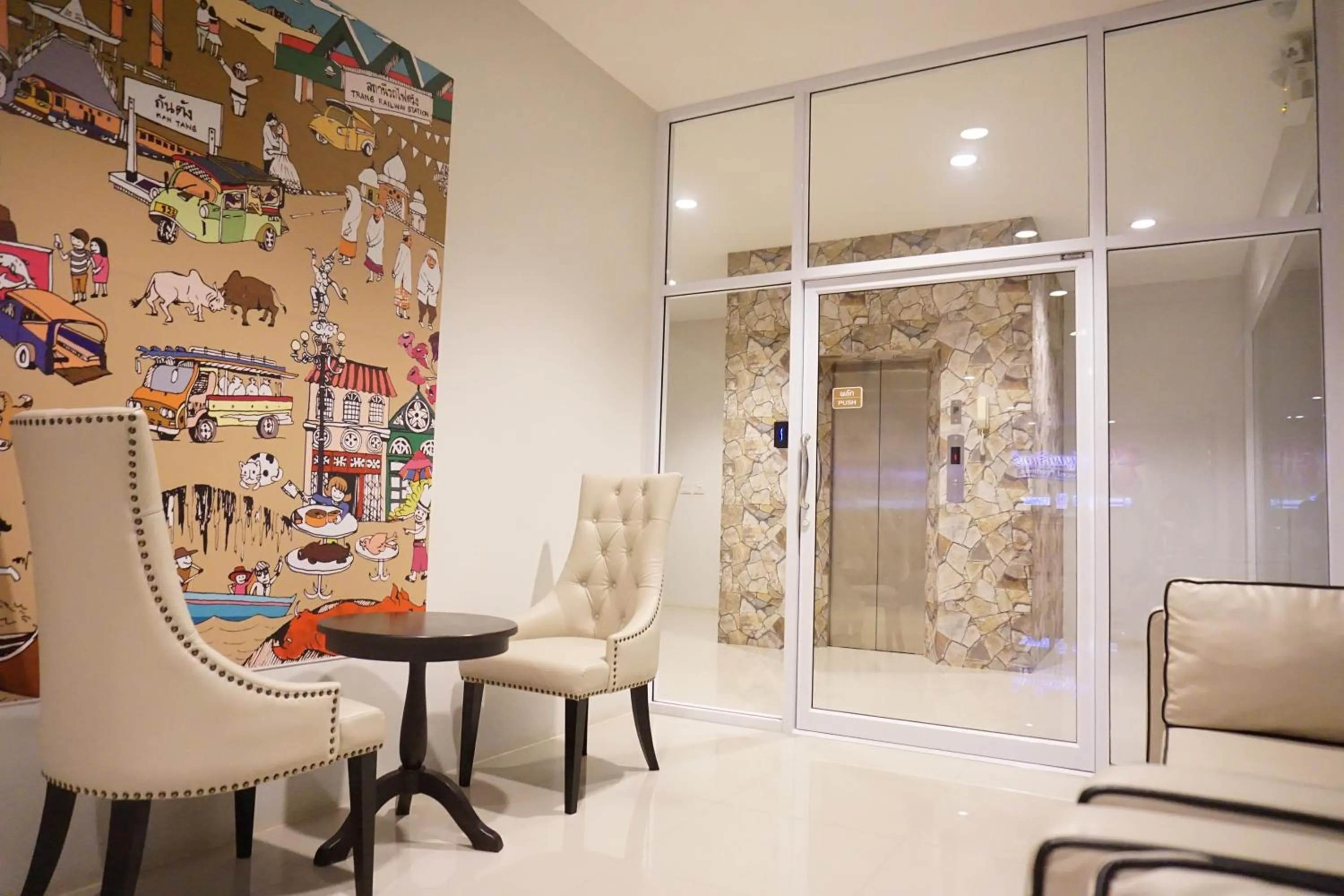 Lobby or reception in Chompu Nakarin Apartment