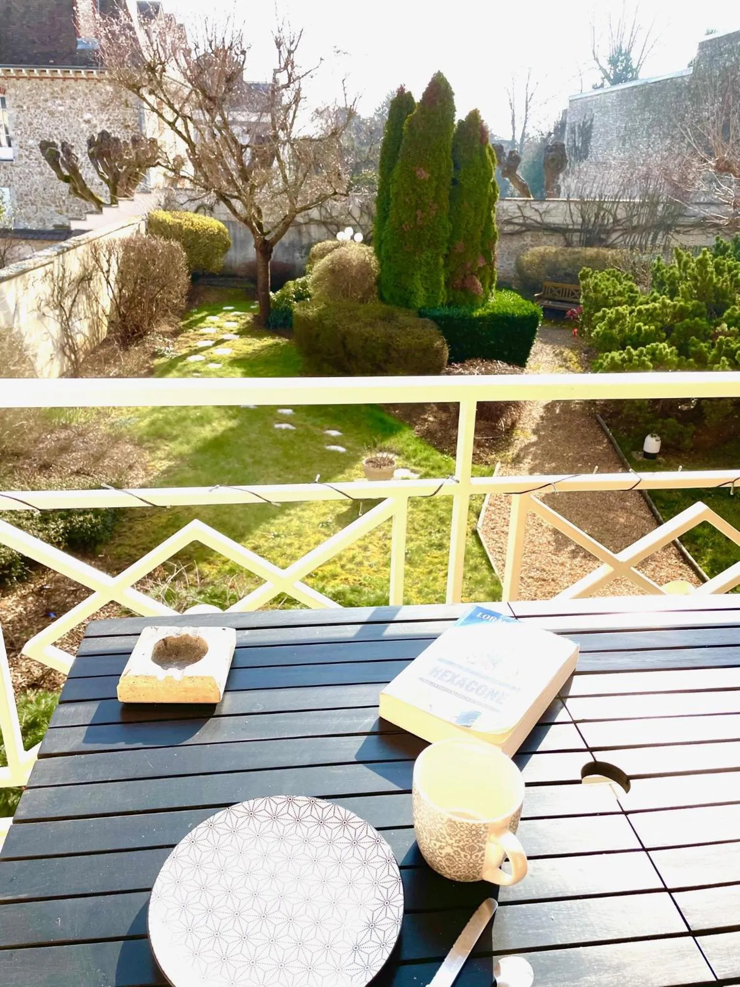 Balcony/Terrace in Appartements de l'Octroi avec parking