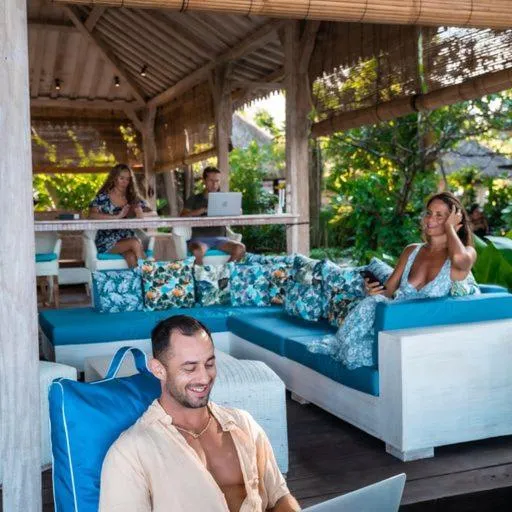 Lounge or bar in Cili Emas Oceanside Resort