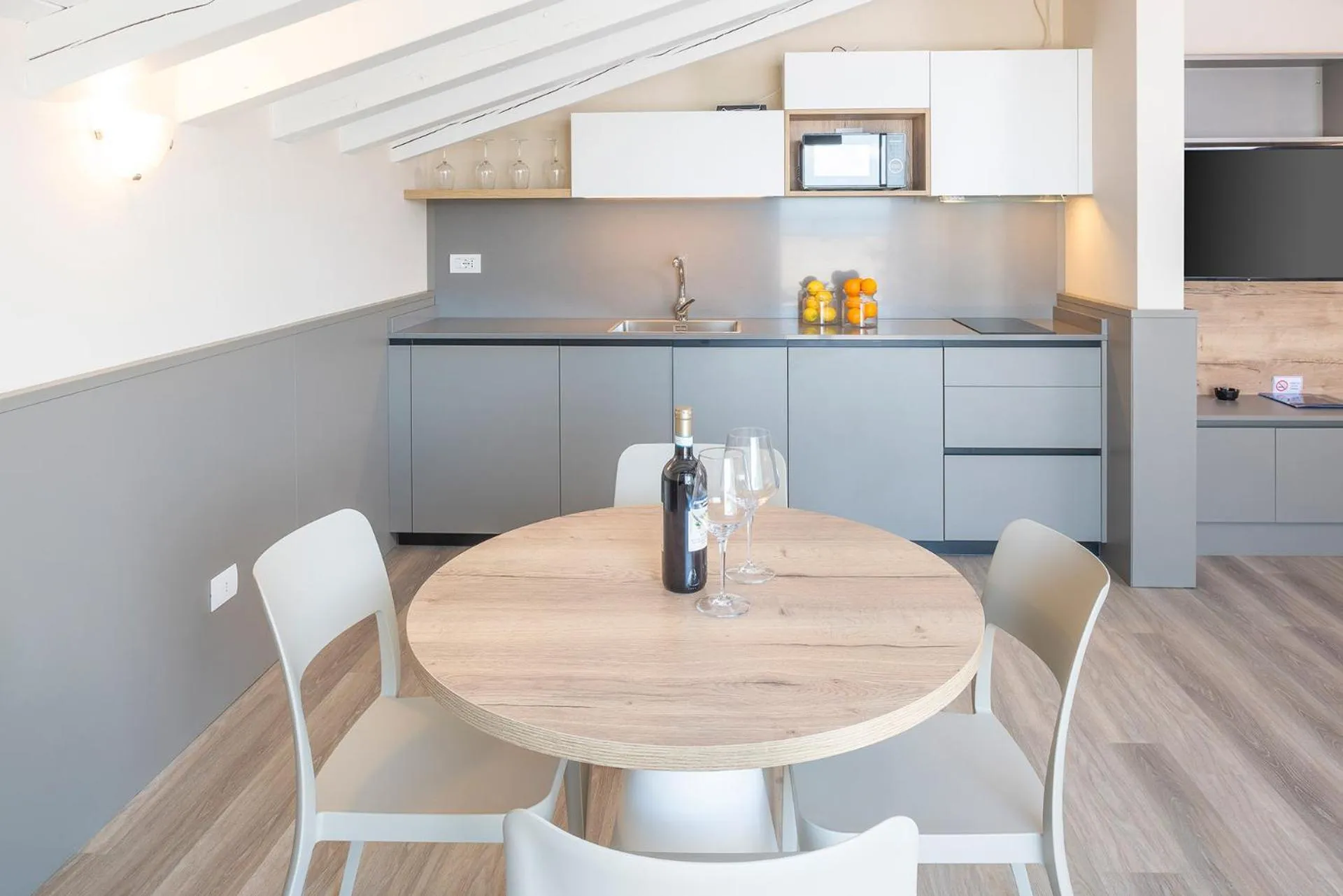 Kitchen or kitchenette in Residenza Panorama