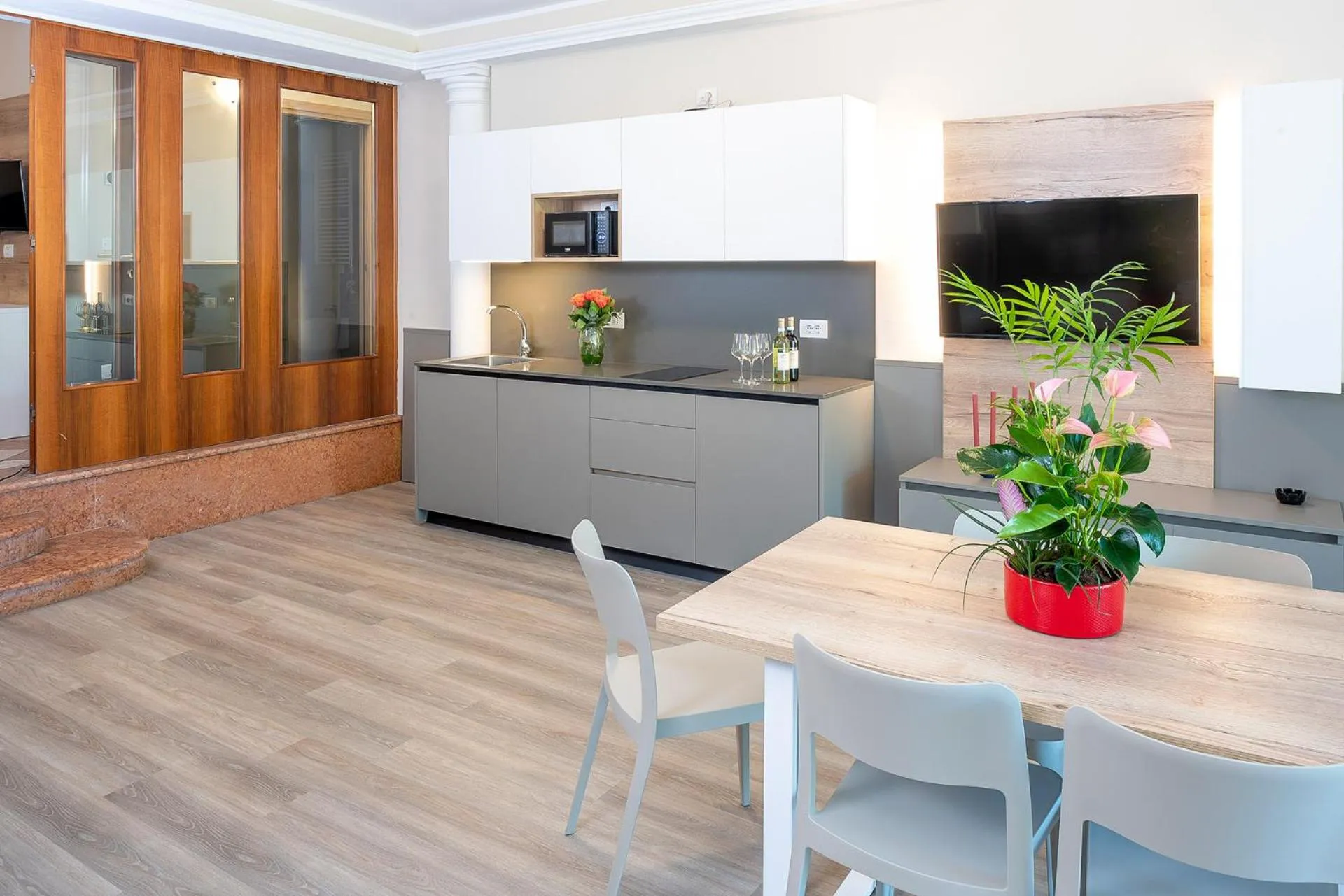 Kitchen or kitchenette in Residenza Panorama