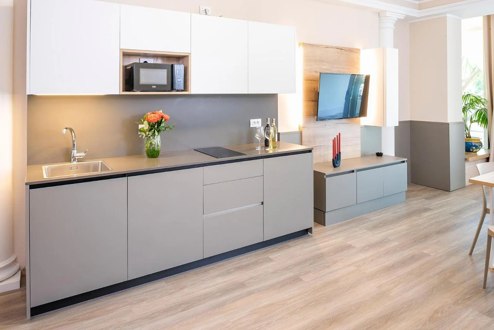 Kitchen or kitchenette in Residenza Panorama