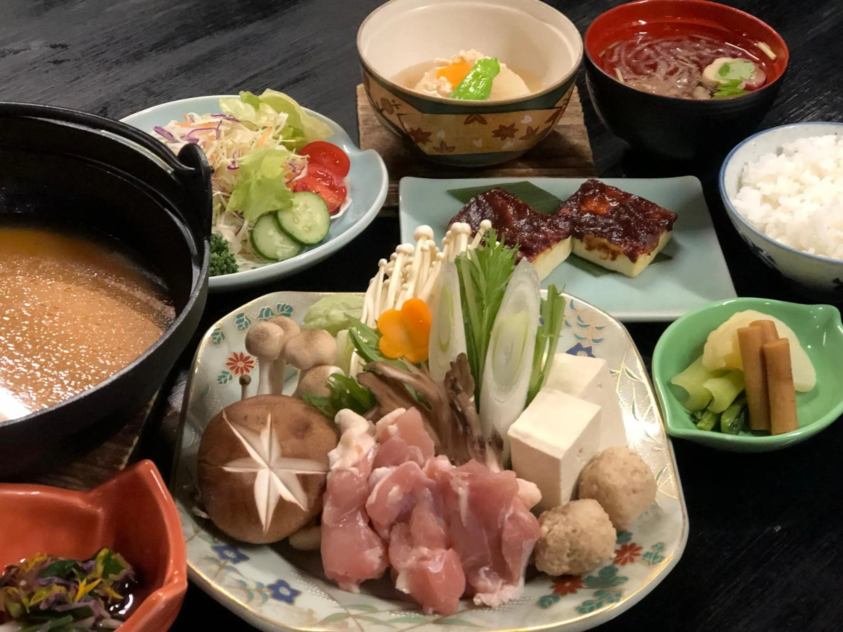 Food in Yama no Yado Meiji Onsen