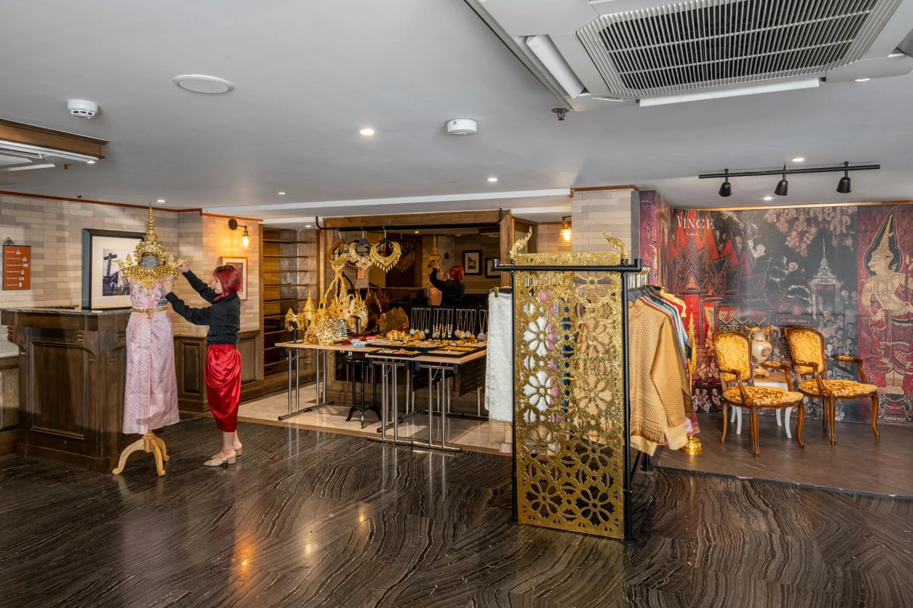 On site in Vince Hotel Pratunam