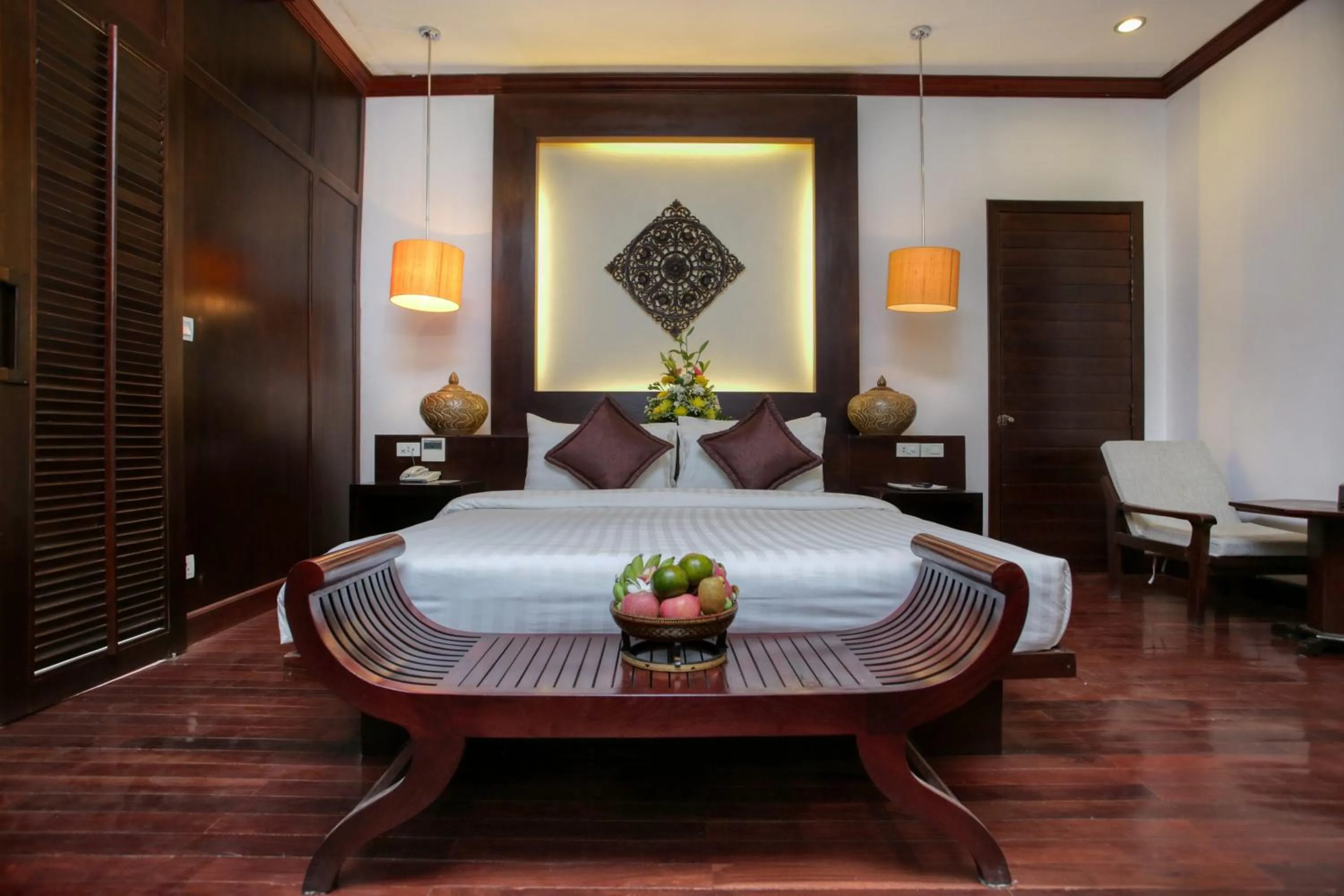 Bed in The Moon Residence & Spa