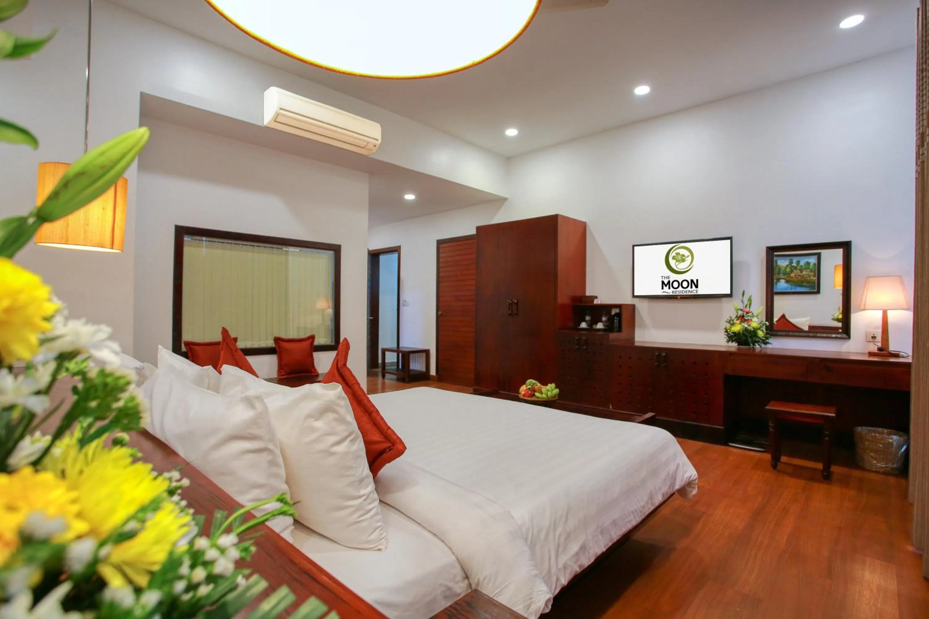 Bed in The Moon Residence & Spa