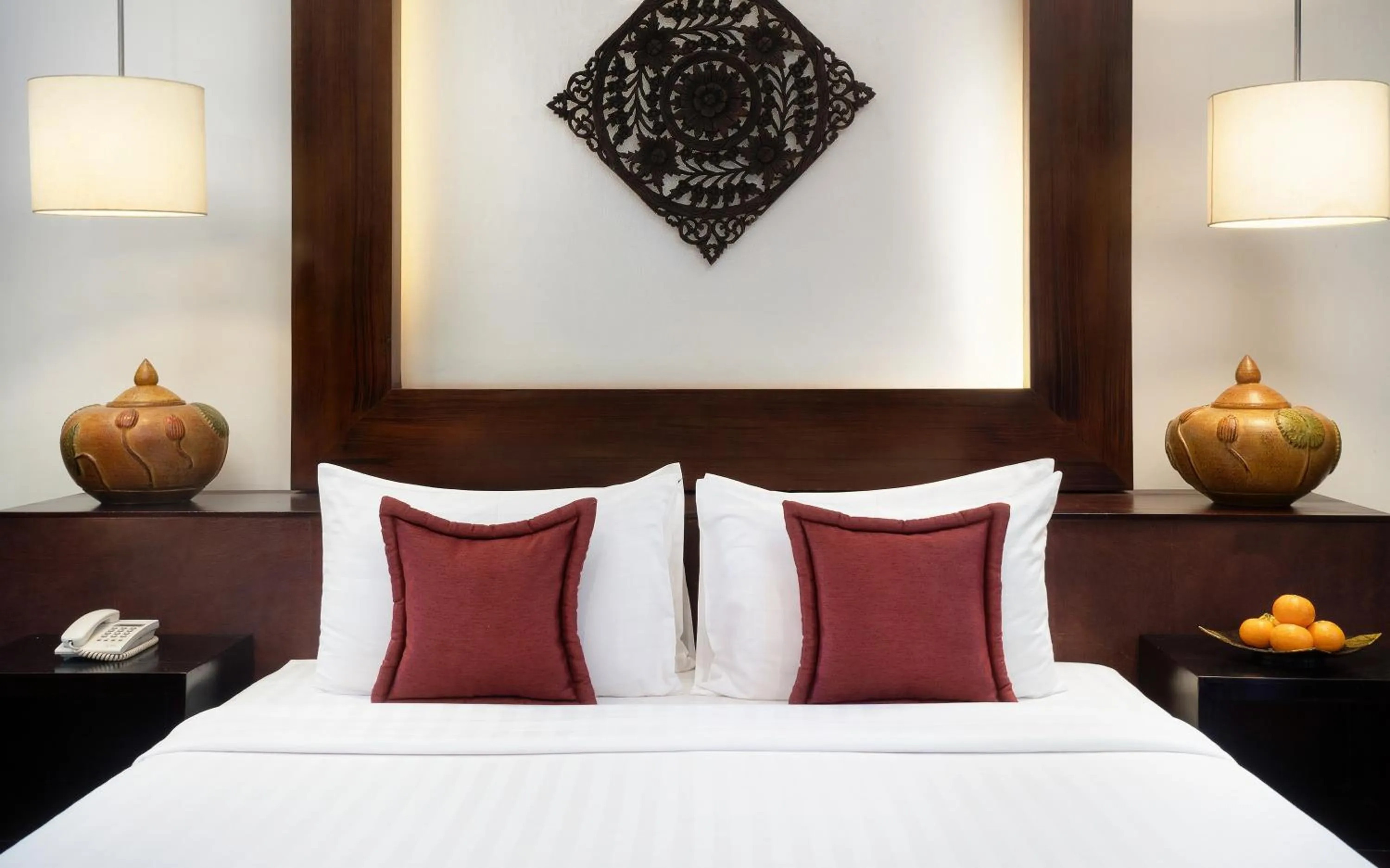 Bed in The Moon Residence & Spa