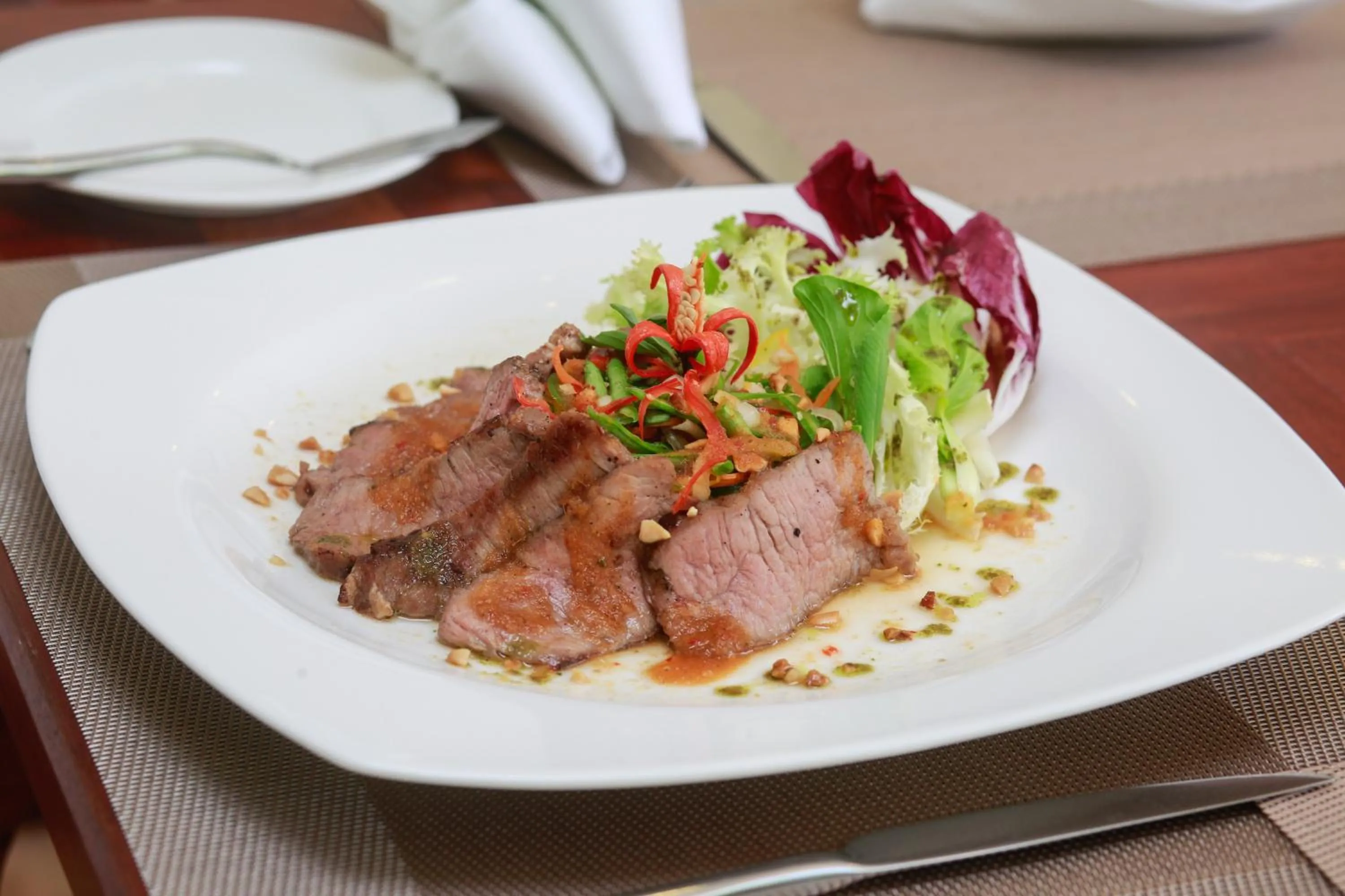 Food close-up in The Moon Residence & Spa