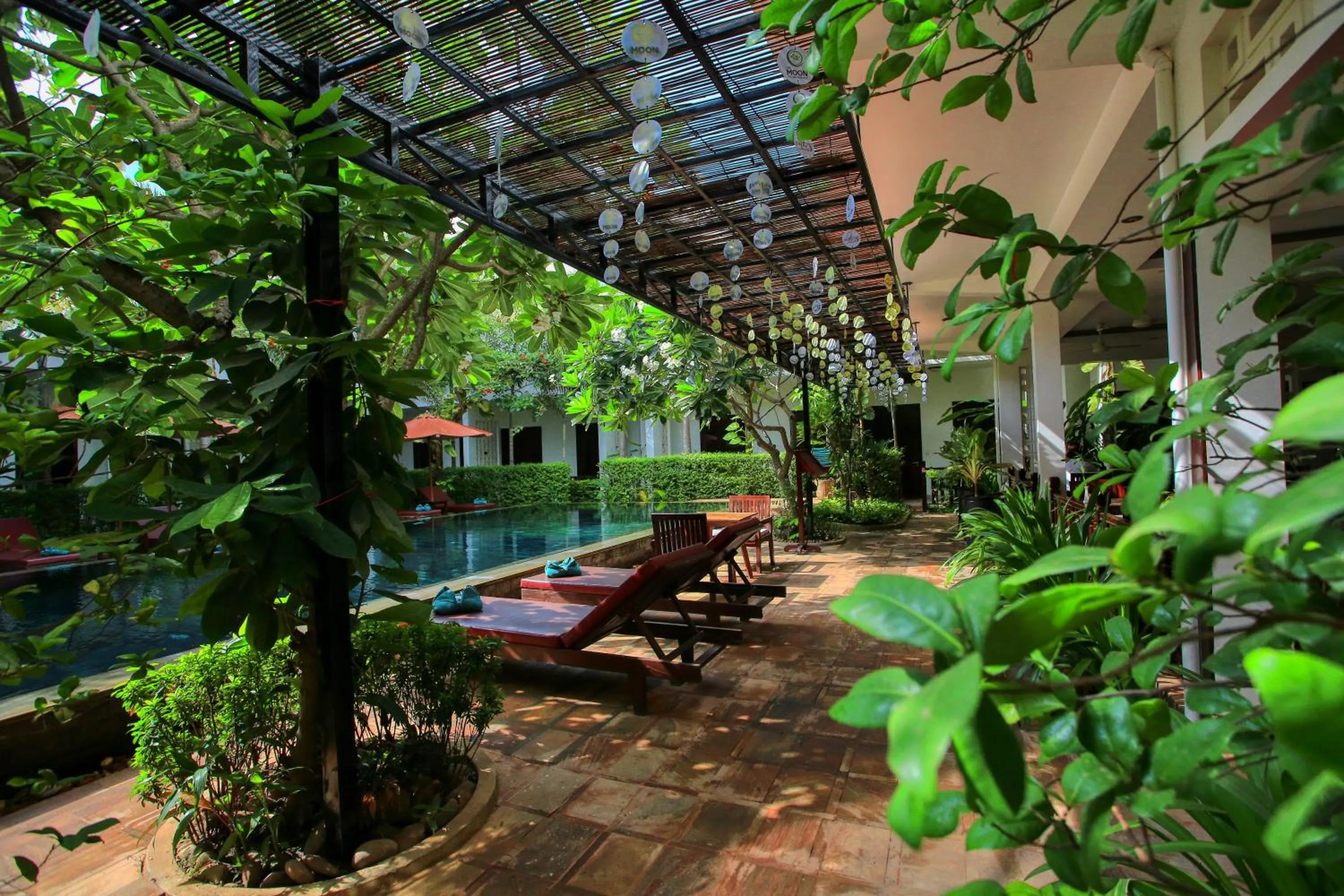 Patio in The Moon Residence & Spa