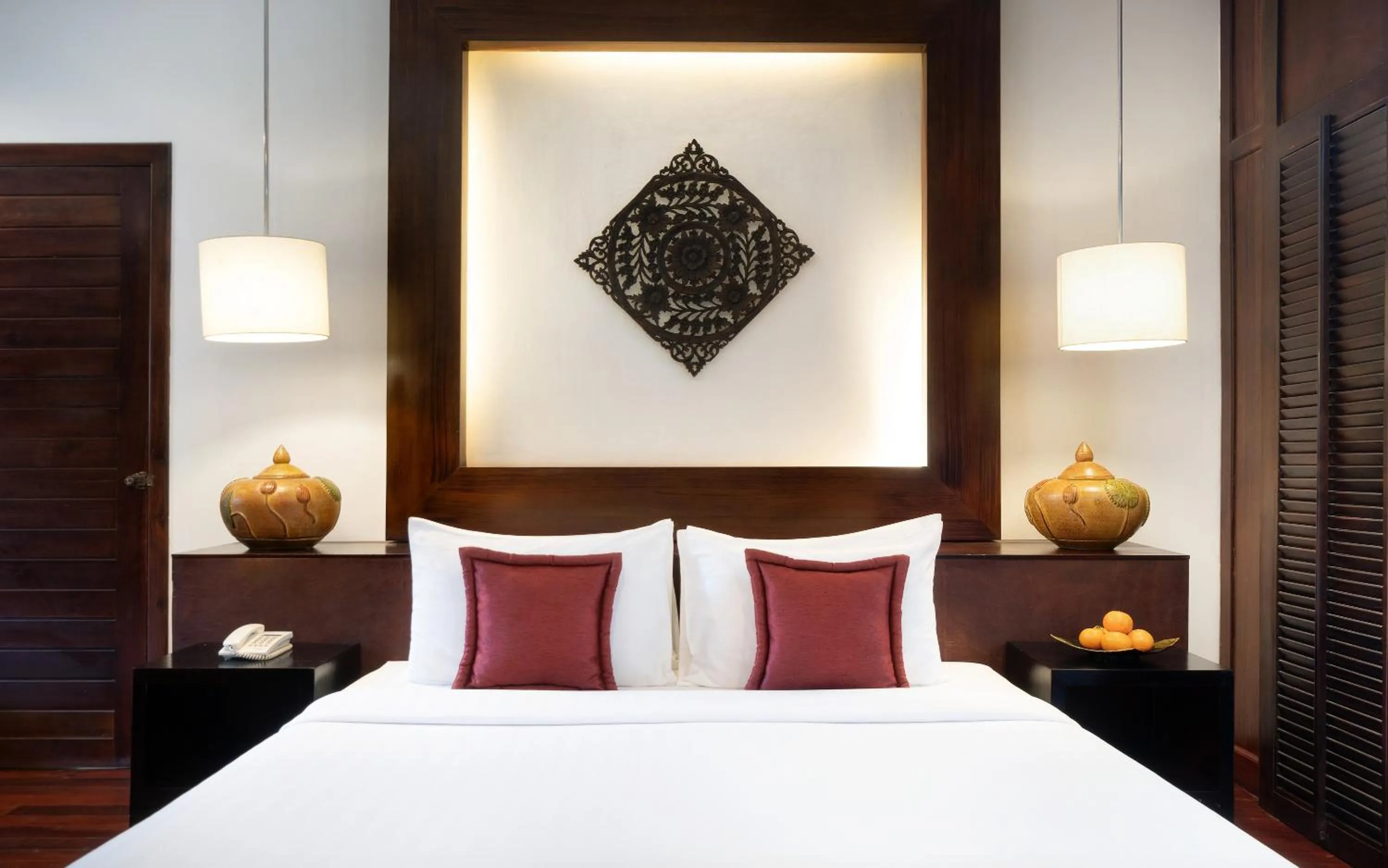 Bed in The Moon Residence & Spa