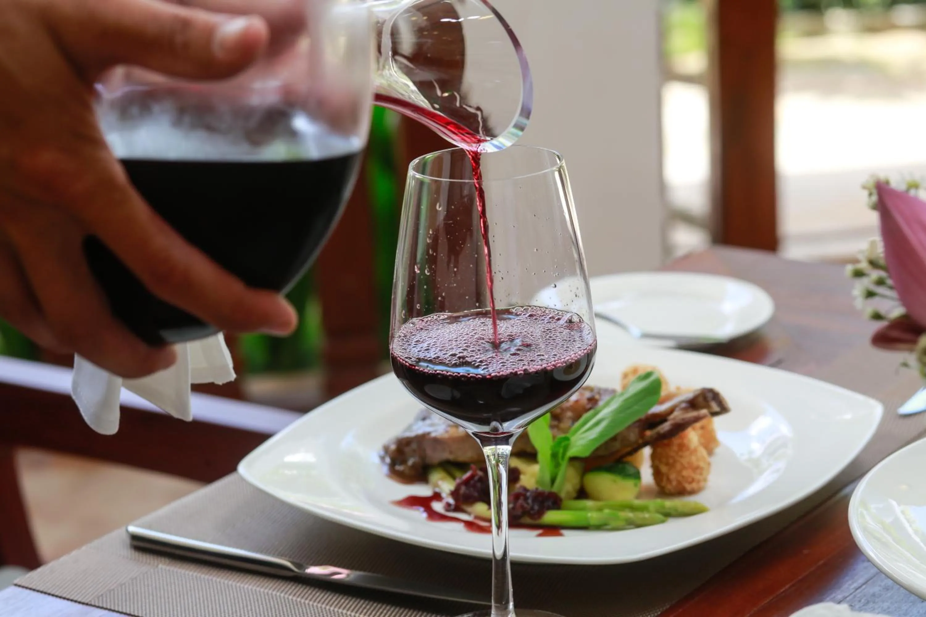 Food close-up in The Moon Residence & Spa