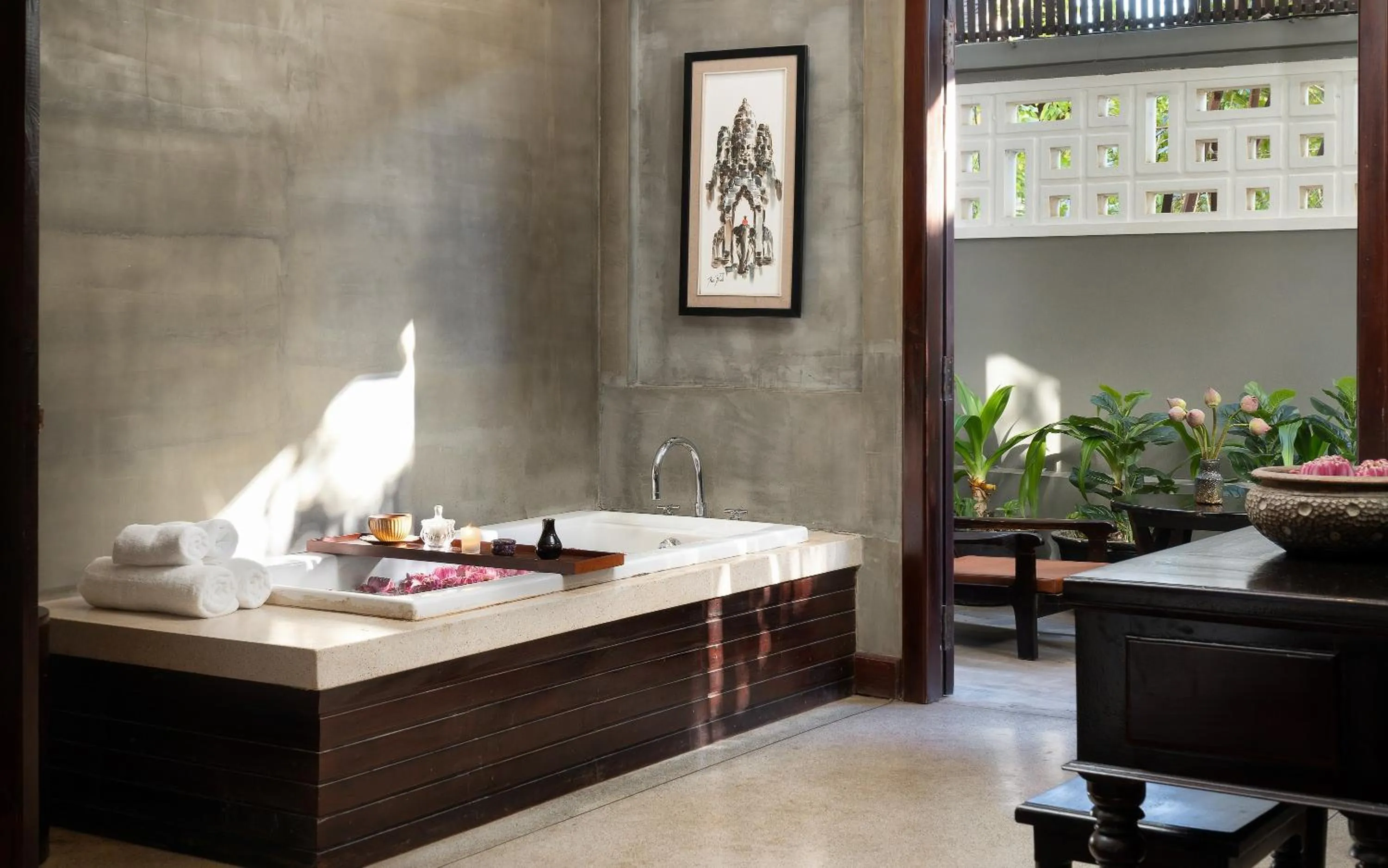 Balcony/Terrace in The Moon Residence & Spa