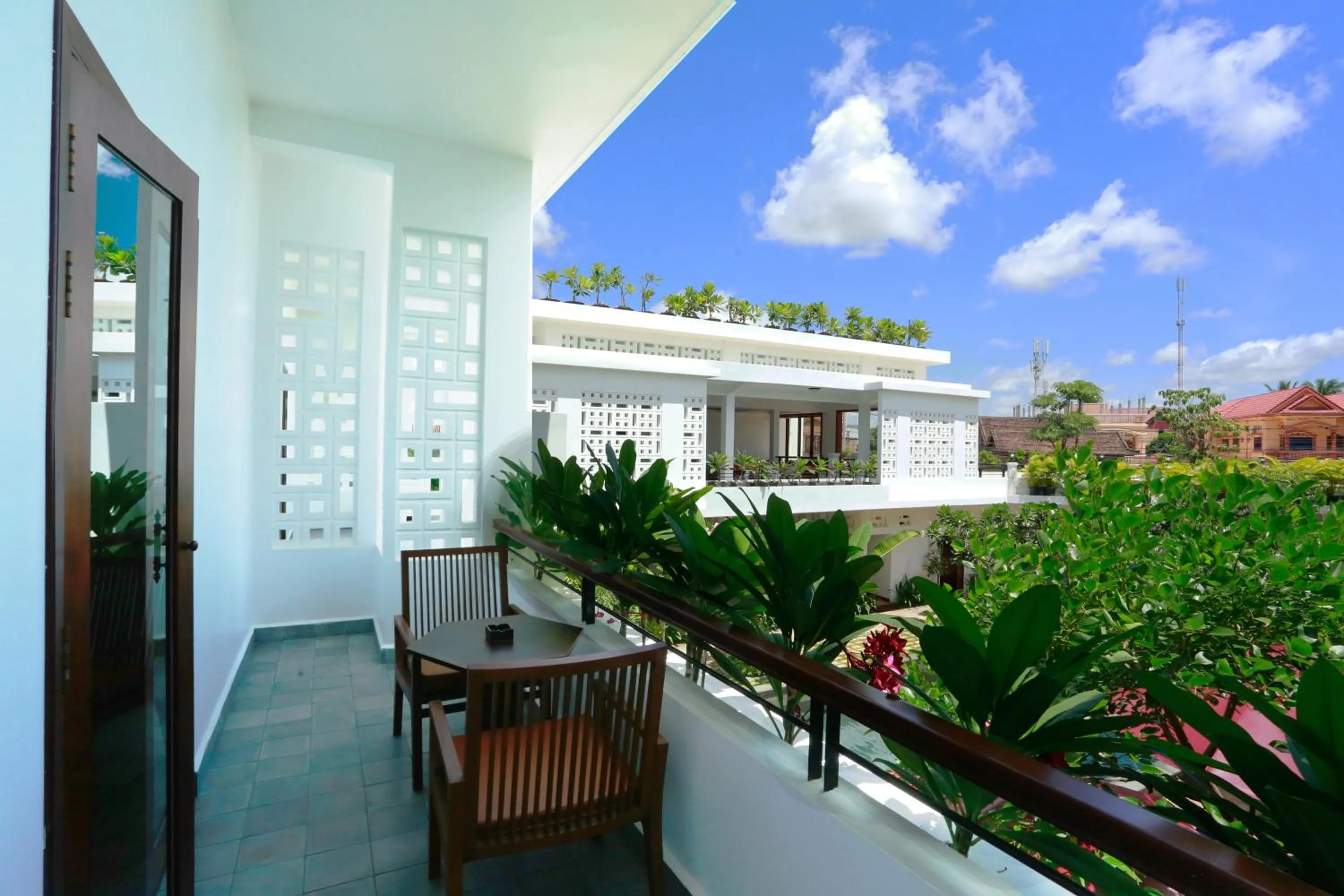 Patio in The Moon Residence & Spa