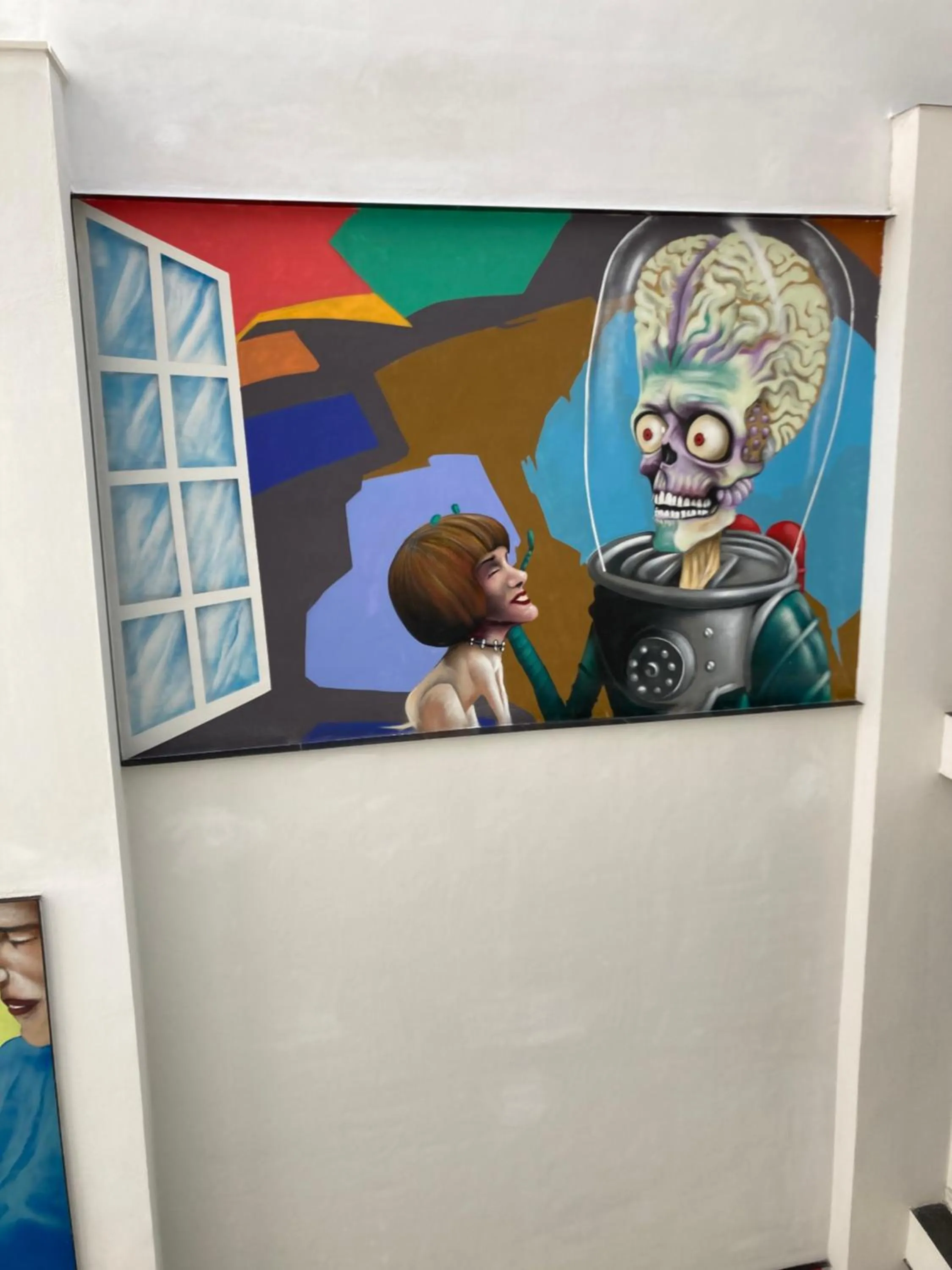 Inner courtyard view in Dormirdcine Alicante