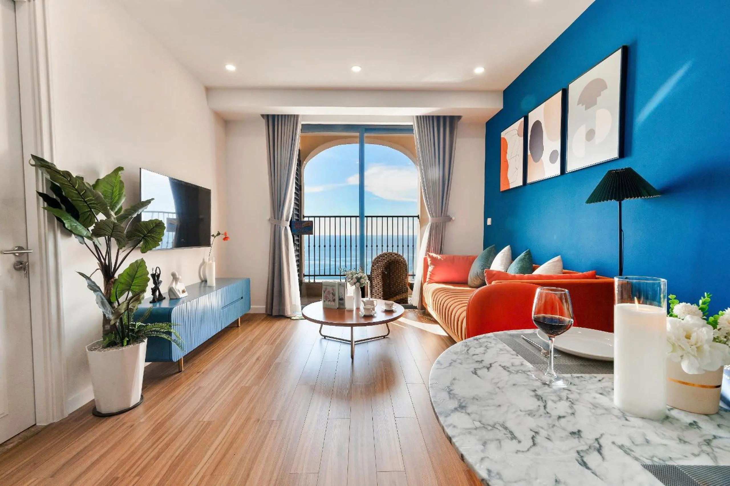 One-Bedroom Apartment with Sea View - single occupancy in Luxury Hillside Apartment Phu Quoc