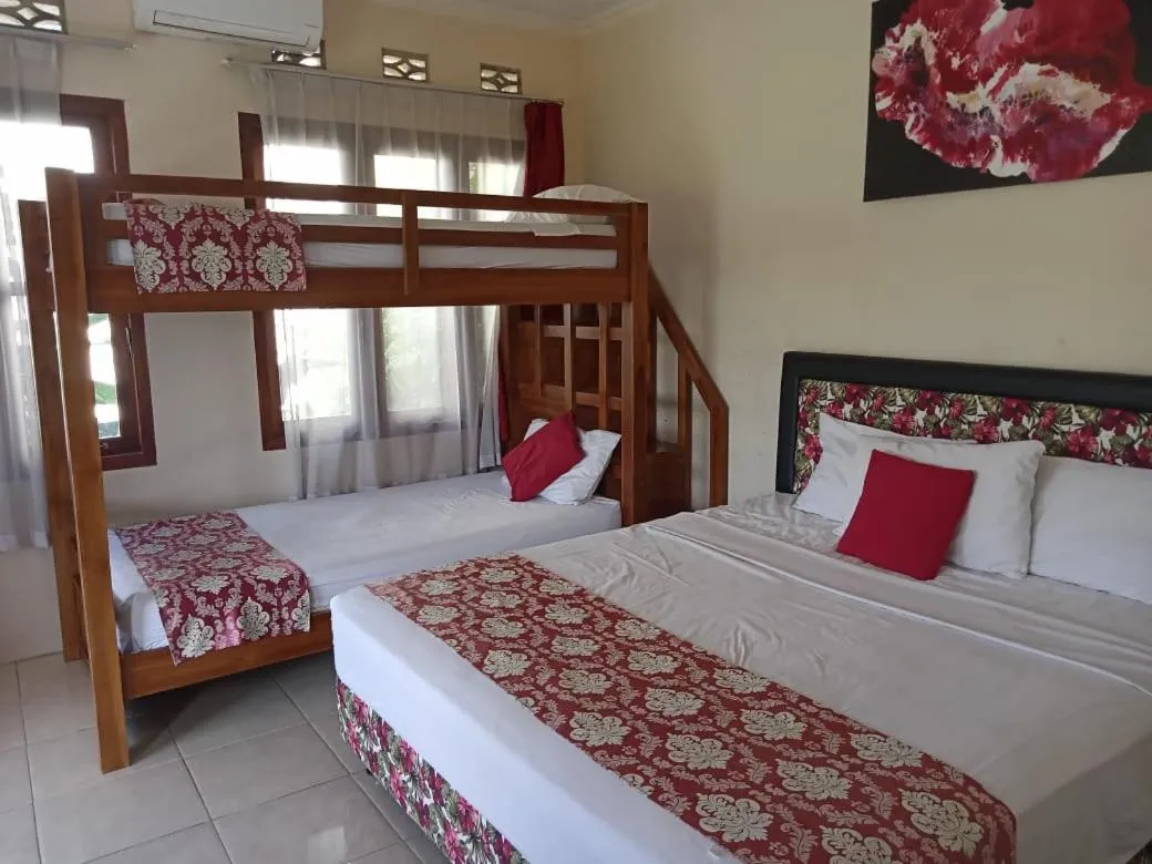 Bed in Rosella Cottages - Homestay - Yogyakarta