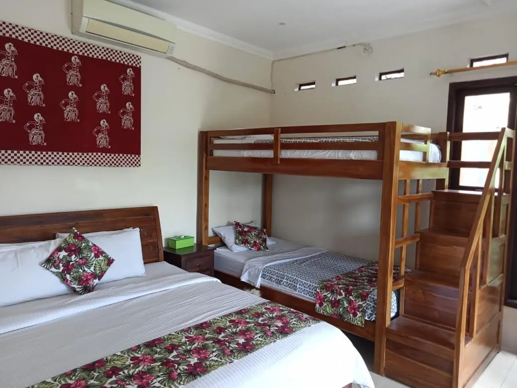 Bed in Rosella Cottages - Homestay - Yogyakarta