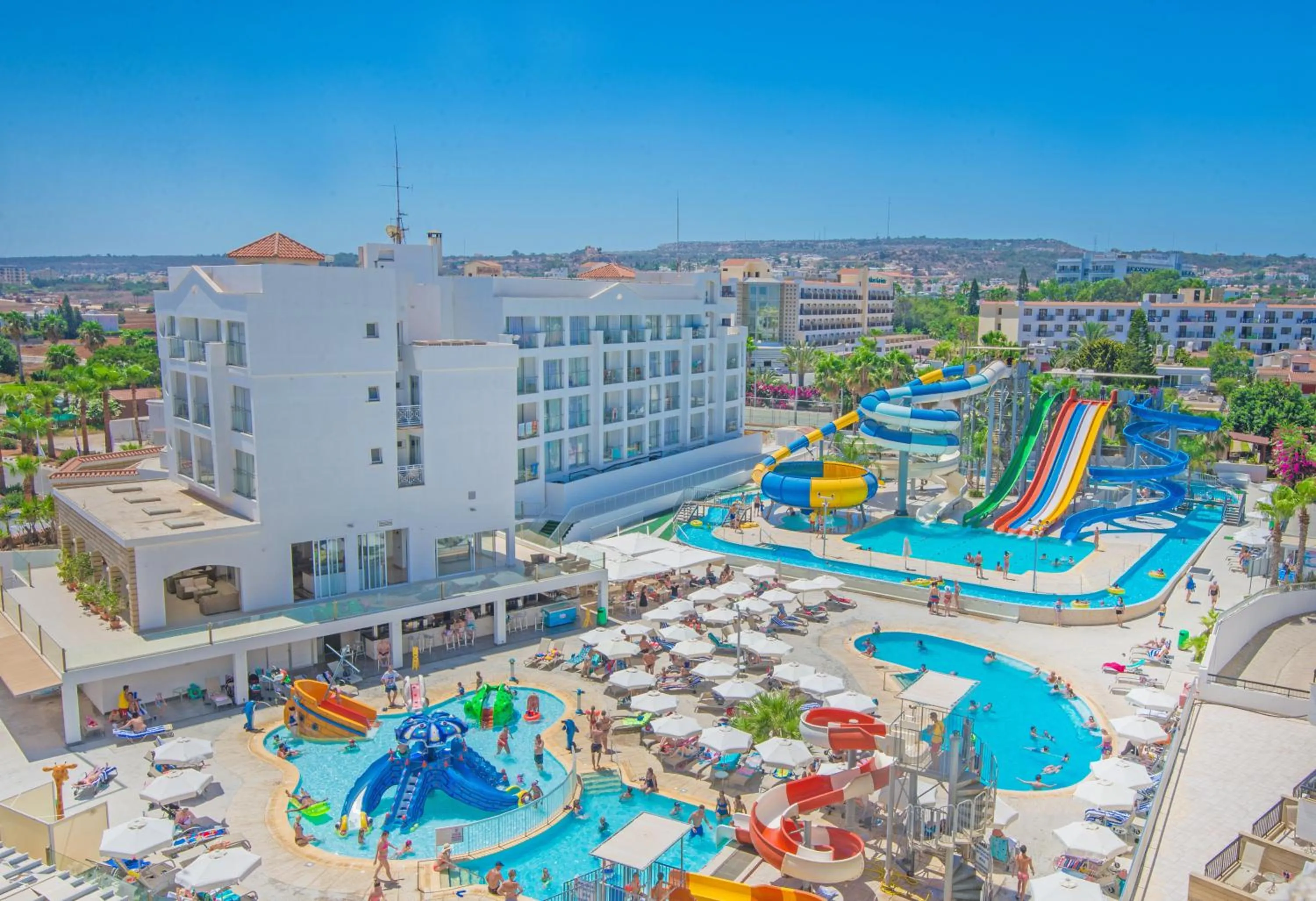 Aqua park in Marlita Beach Hotel Apartments