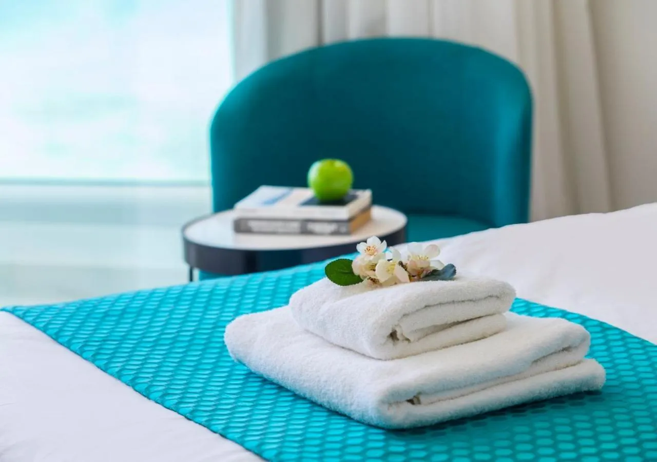 Bed in Silver Sands Beach Hotel