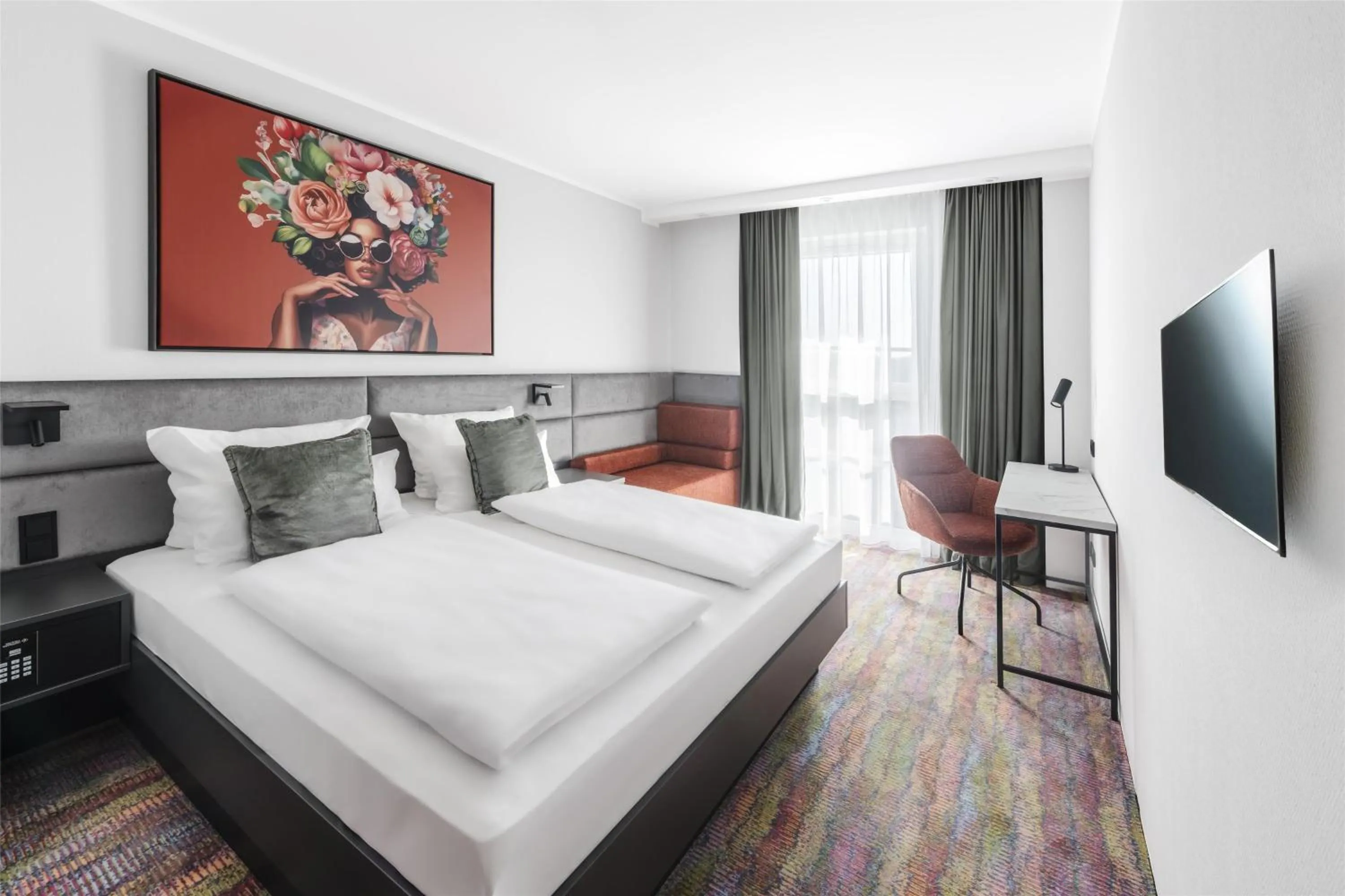 Bedroom, Bed in Aiden by Best Western Velbert