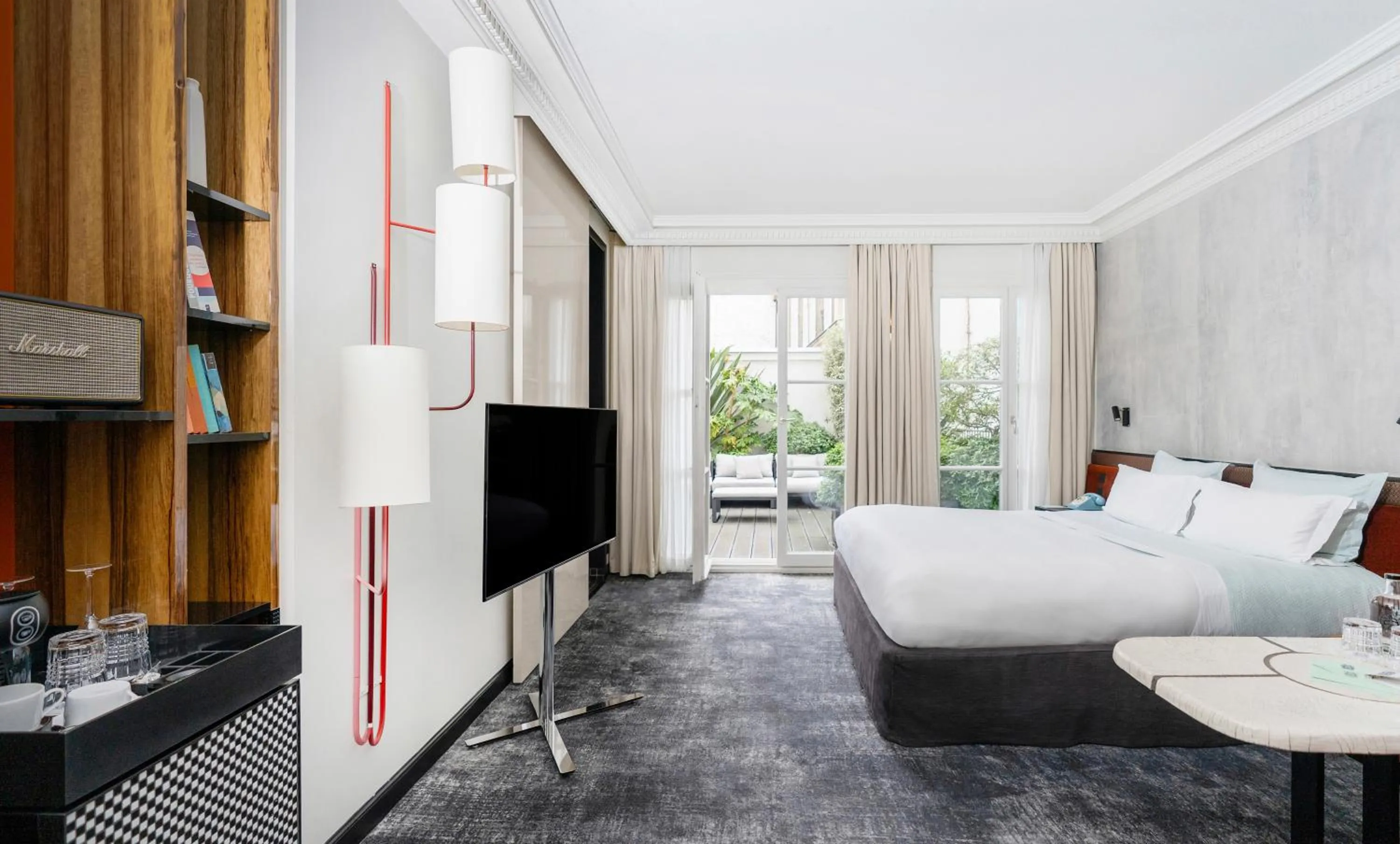 Bed in Hotel Les Bains Paris