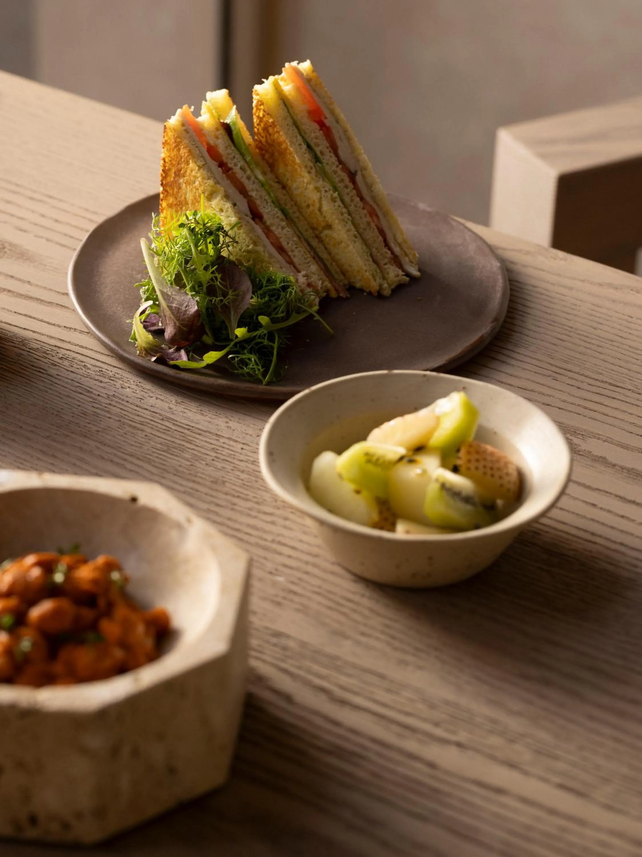 Continental breakfast in Nomos Hotel