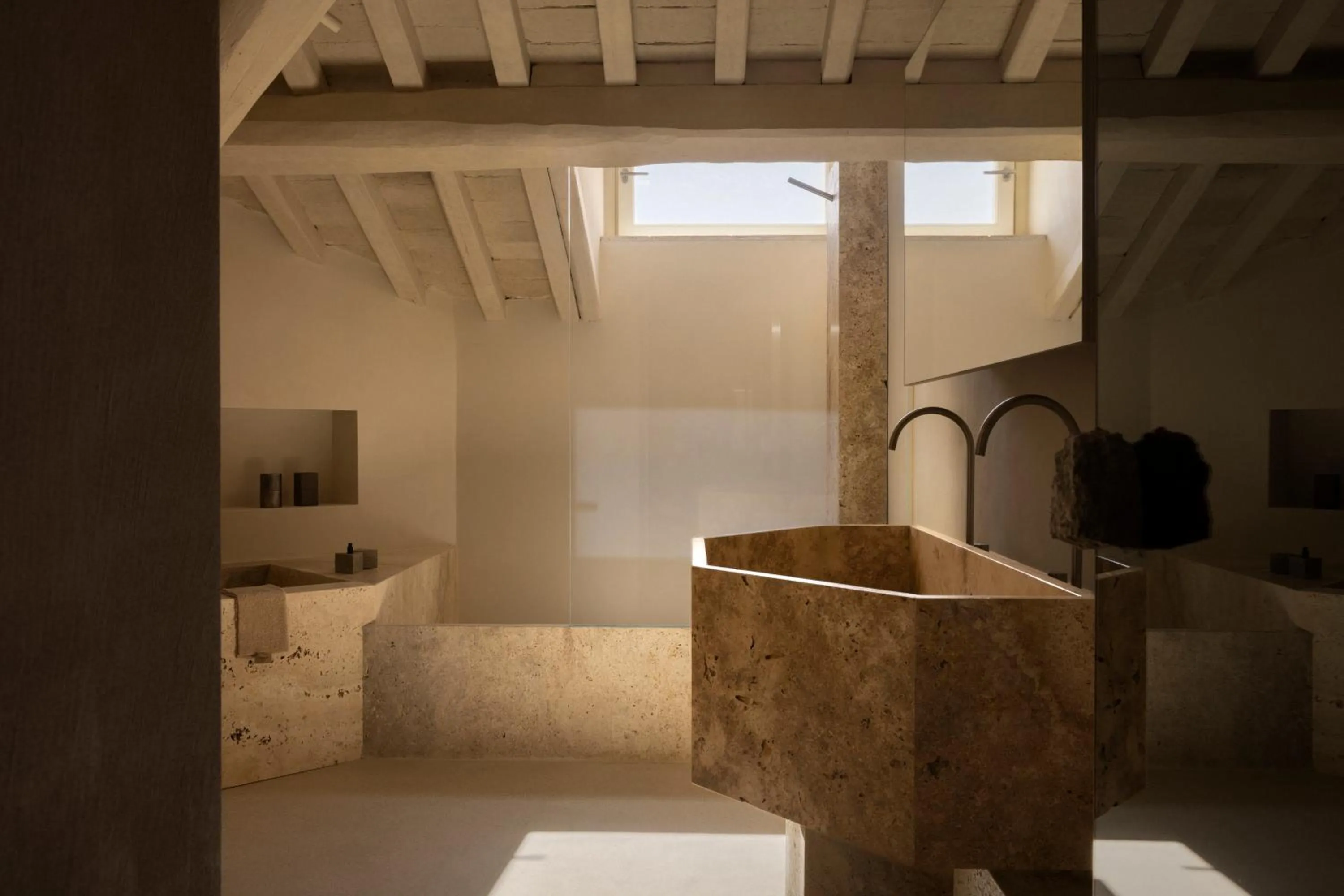 Bathroom in Nomos Hotel