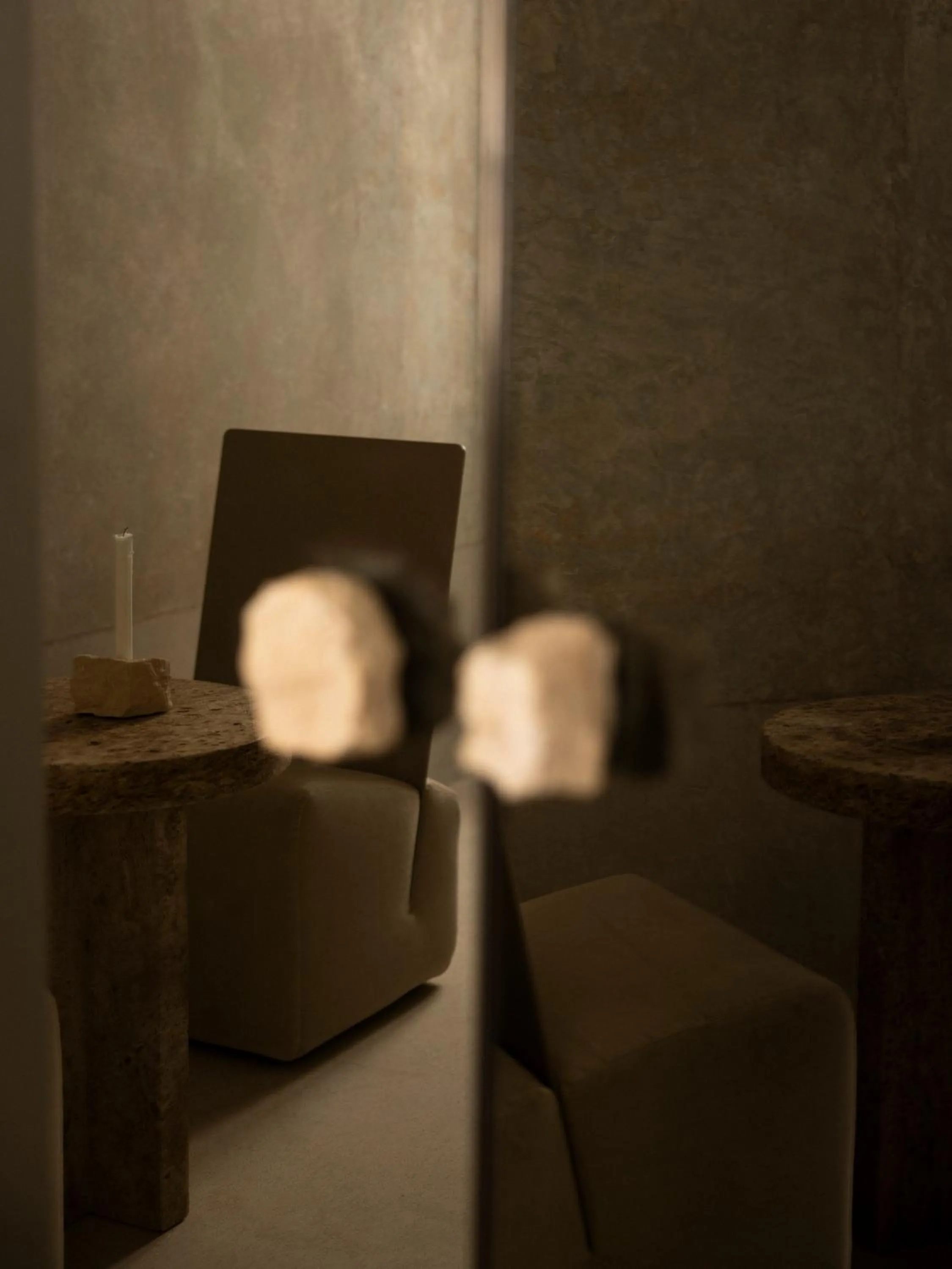 Seating area in Nomos Hotel