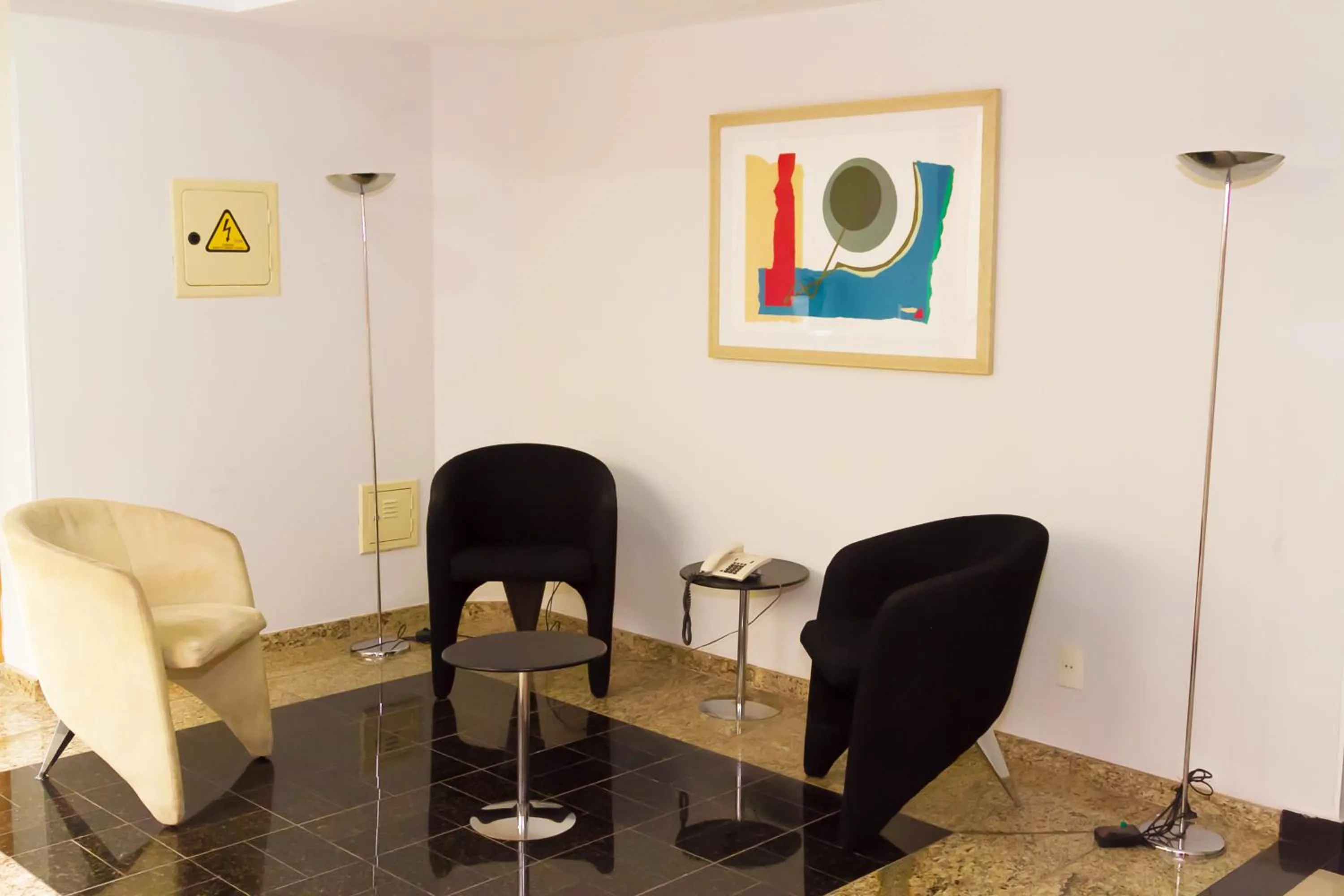 Seating area in Hotel Canada