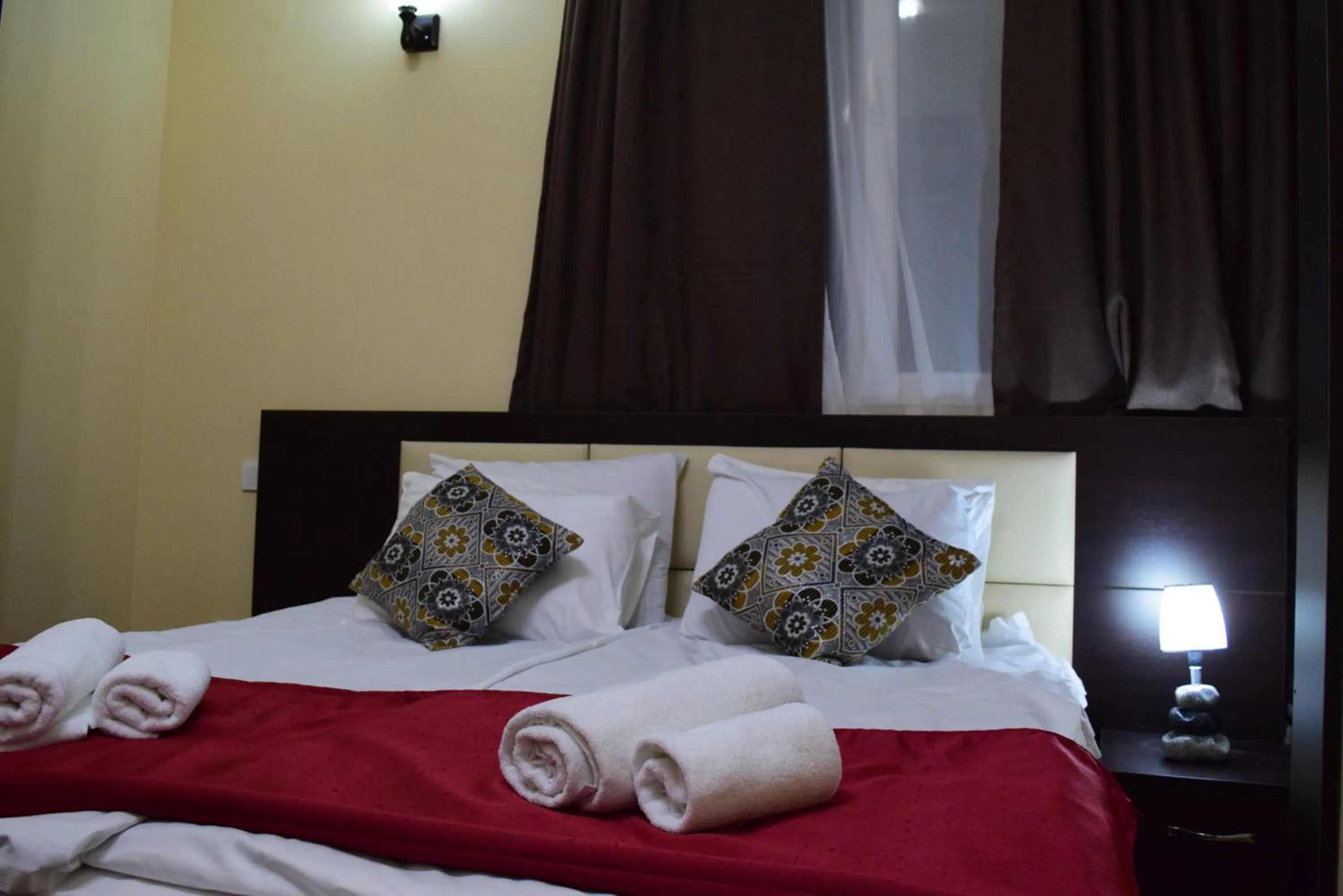 Bed in Hotel White Neptun Georgia Tbilisi