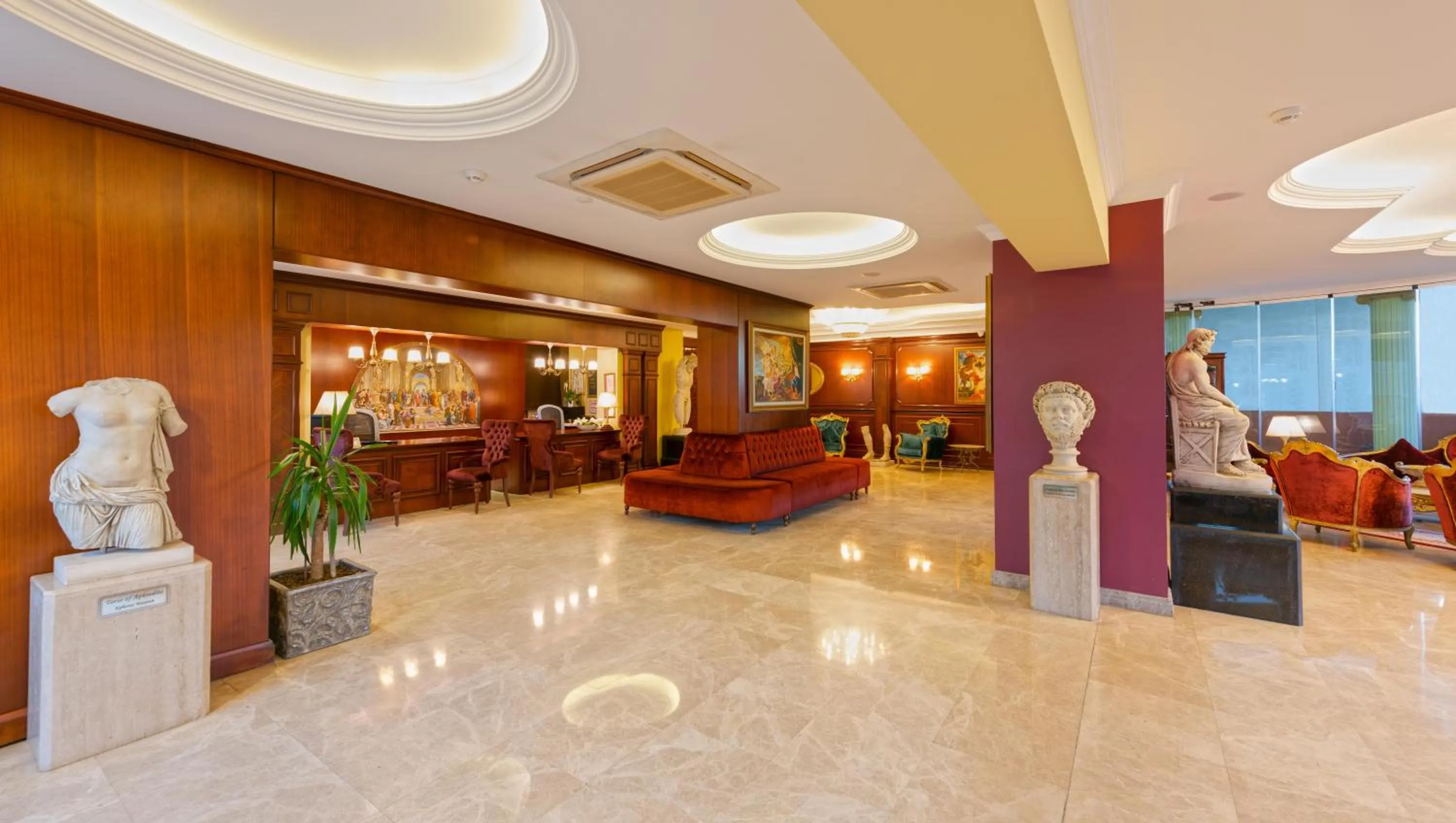 Lobby or reception in Antique Roman Palace Museum Hotel - Adults Only Ultra All Inclusive