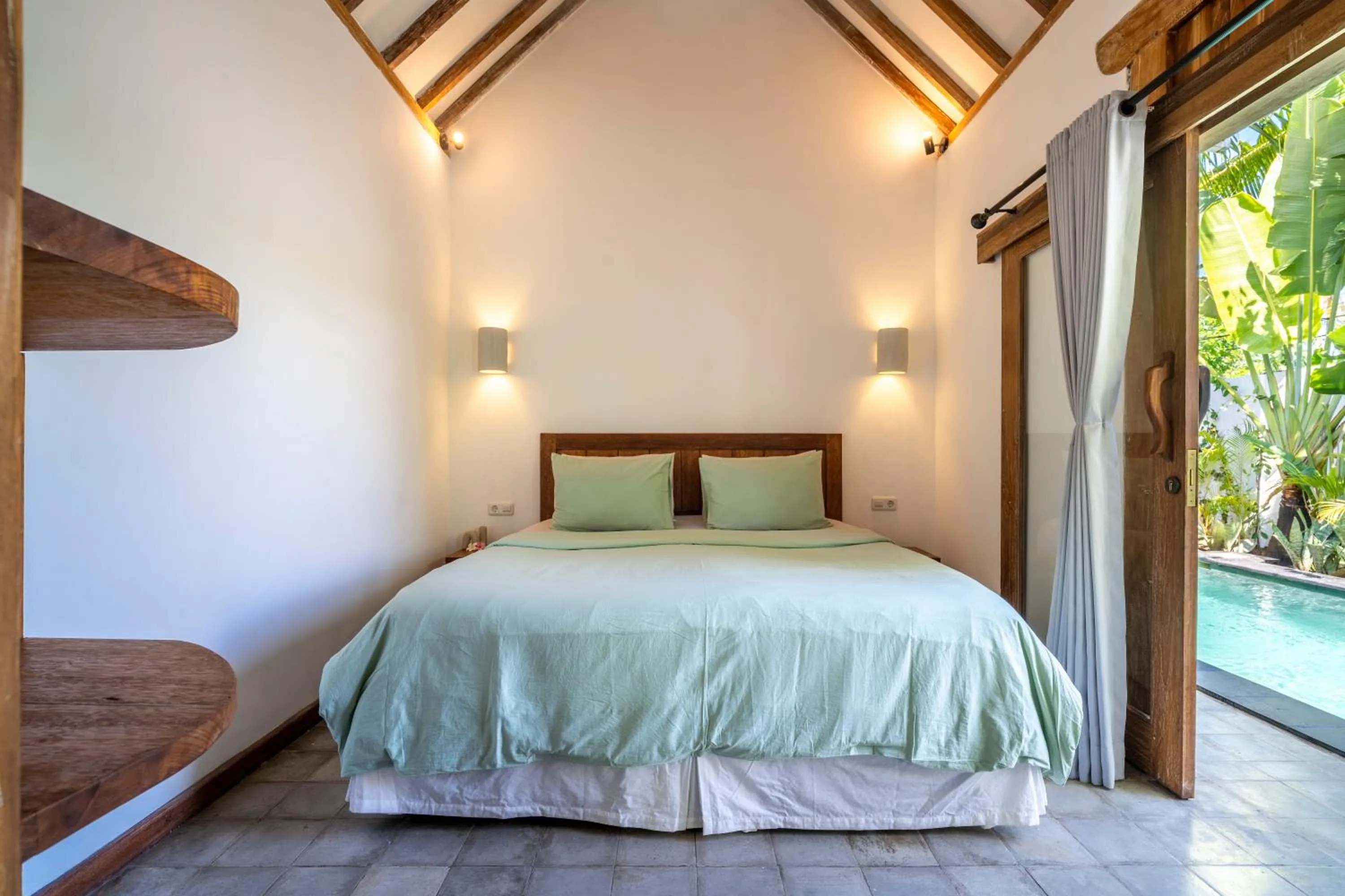 Bed in Akasia Villas