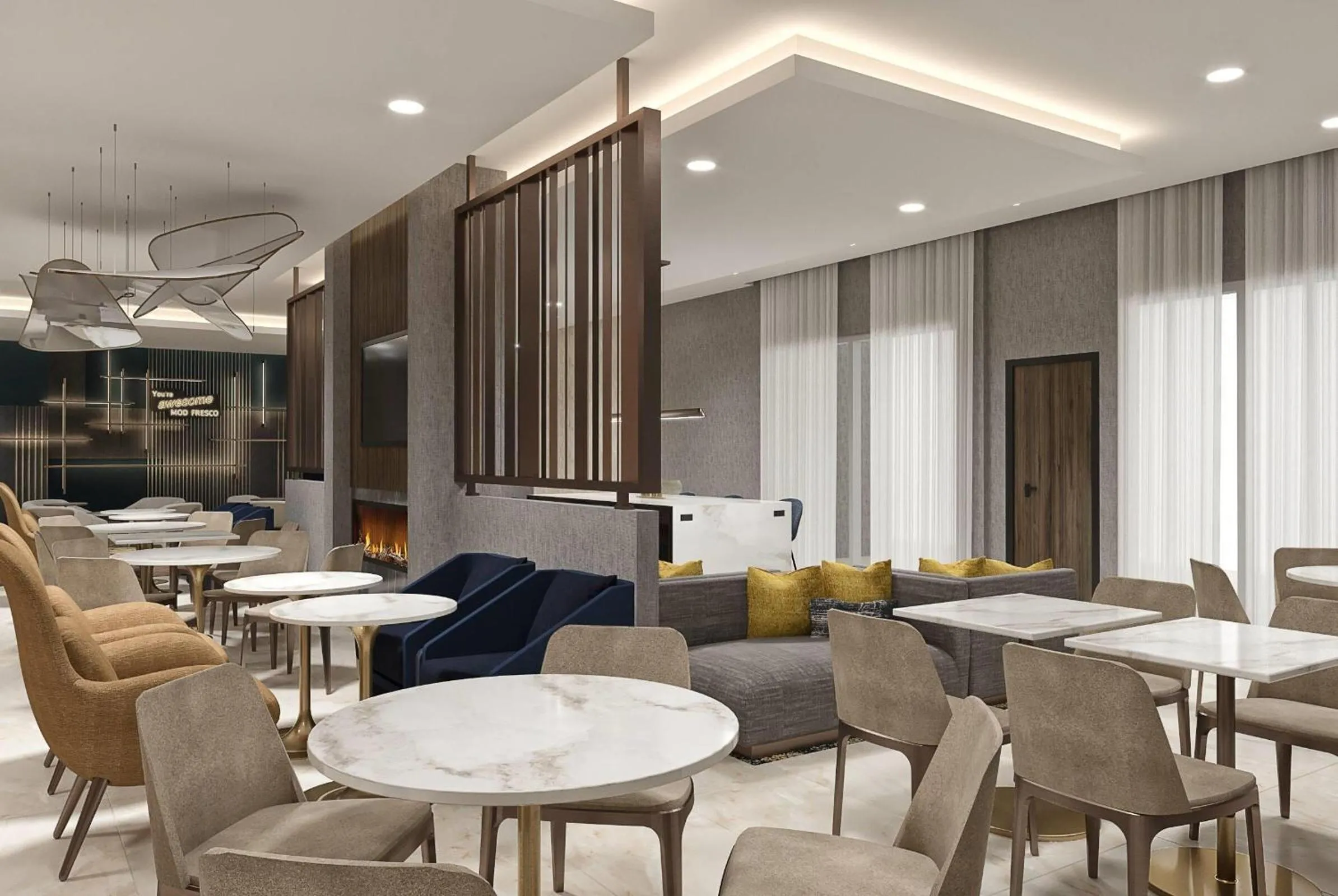 Breakfast in La Quinta Inn & Suites by Wyndham Mebane