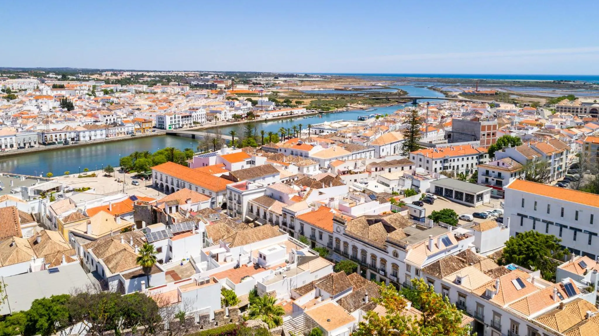 Bird's eye view in Townhouse Aqua-Maris by Algarve Vacation