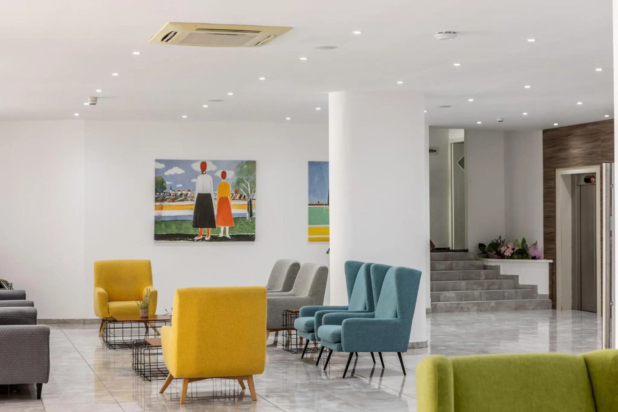 Lobby or reception in Papantonia Hotel