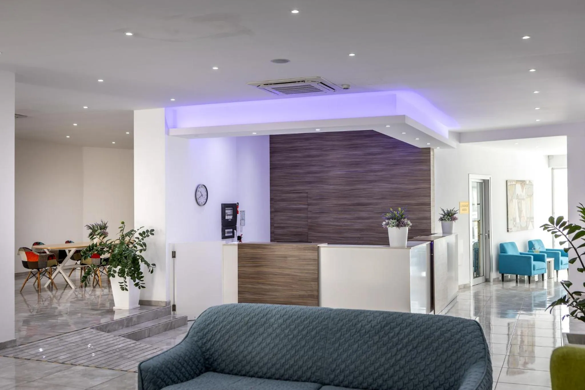 Lobby or reception in Papantonia Hotel