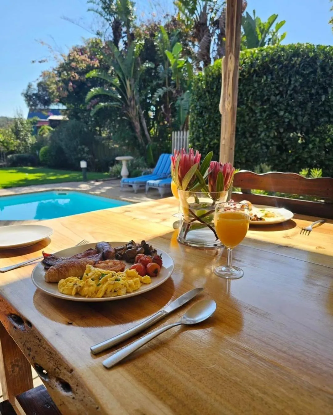 Patio in 113 on Robberg