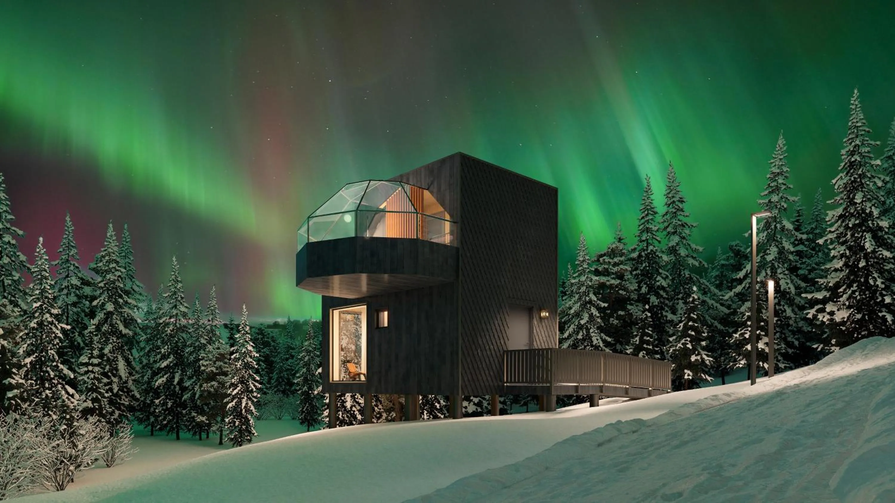 Deluxe Suite with Spa Bath in SkyView Igloo Resort